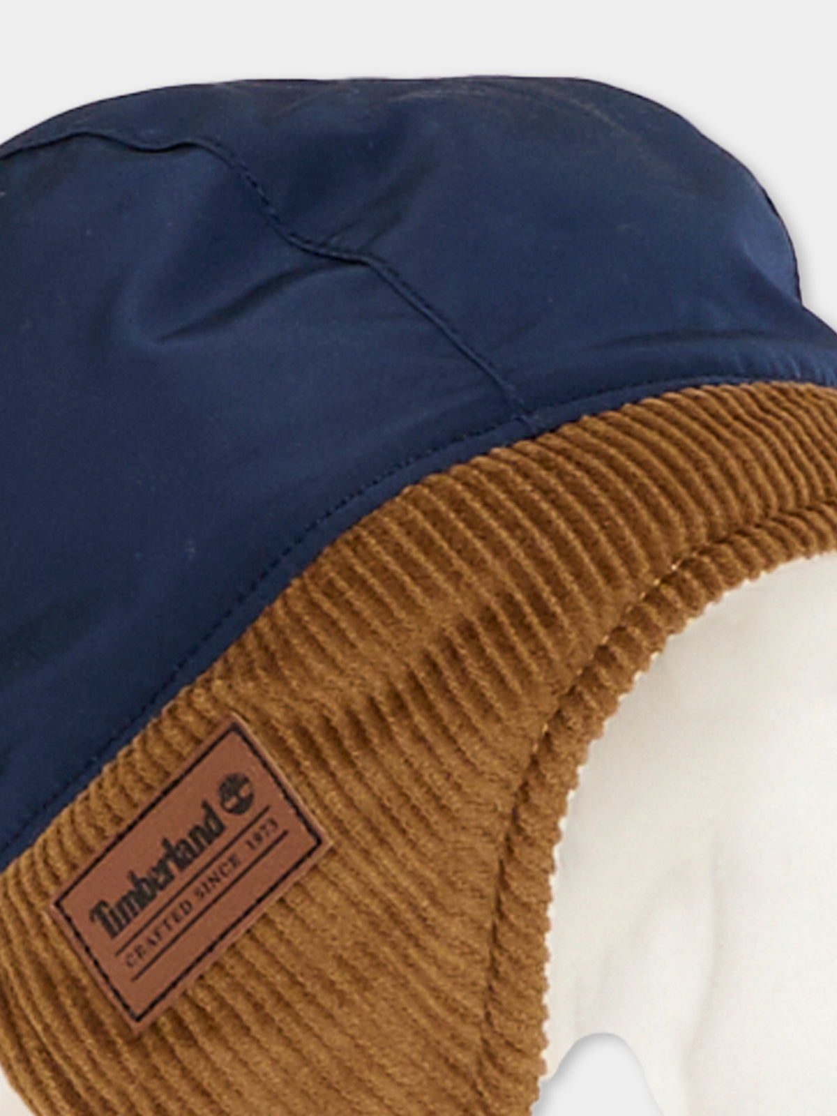 Blue hat with ear flaps for Baby Boy