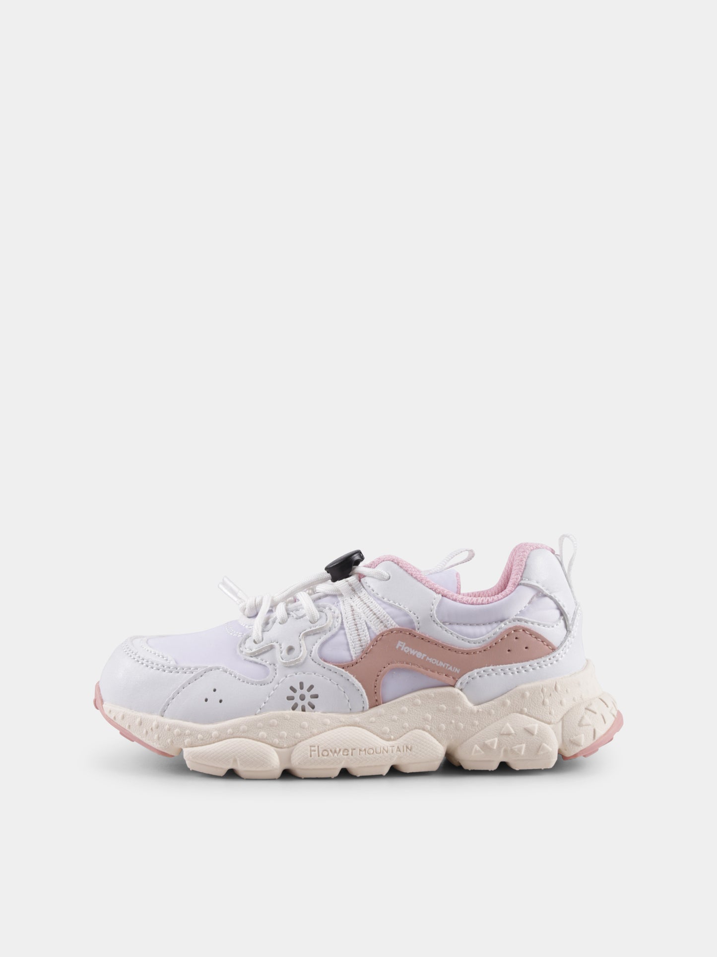 Sneakers Yamano bianche per bambina,Flower Mountain,001 2015497 21 1N04 YAMANO