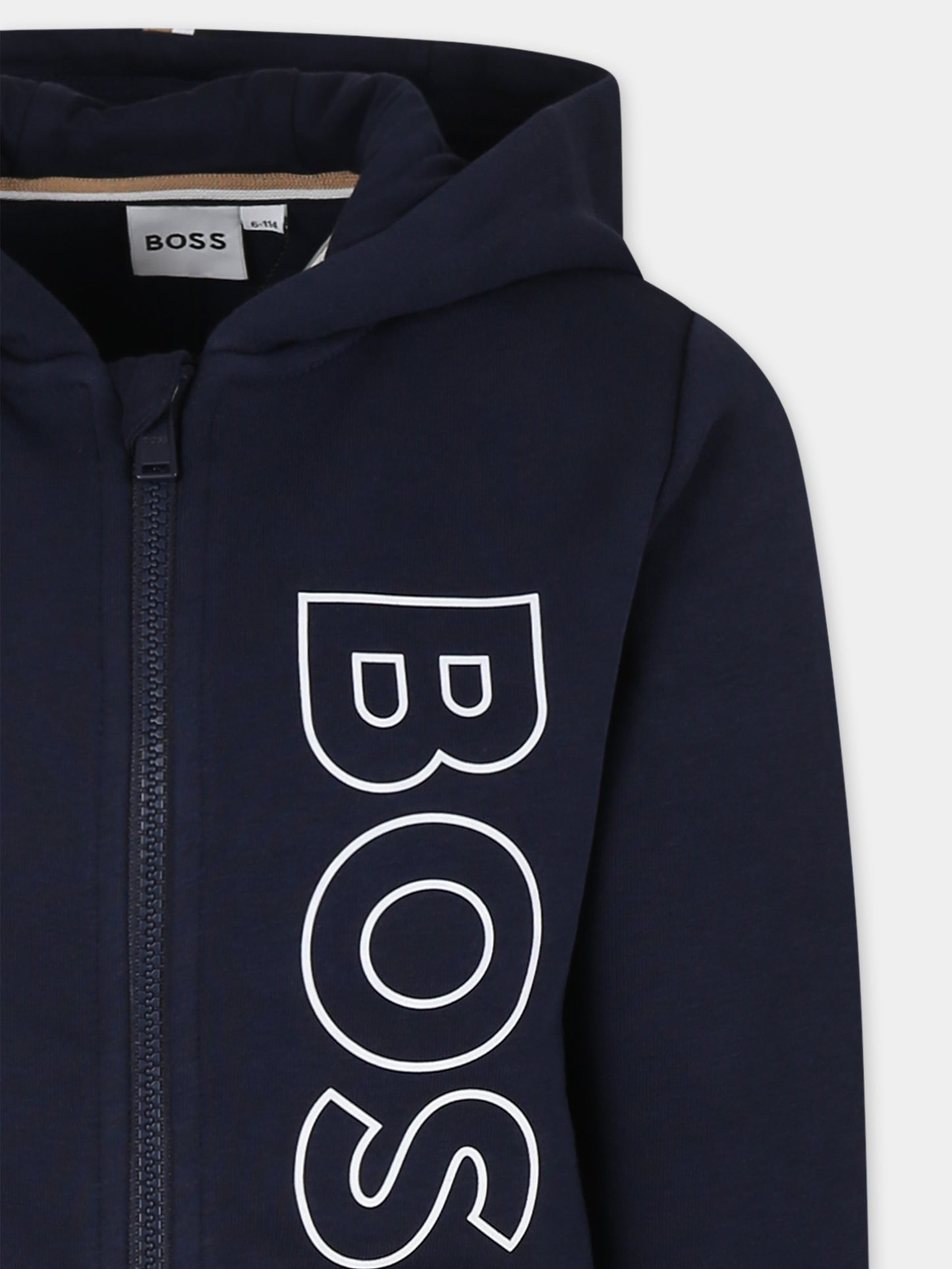 Completo blu per bambino con logo,Boss,J28121 849