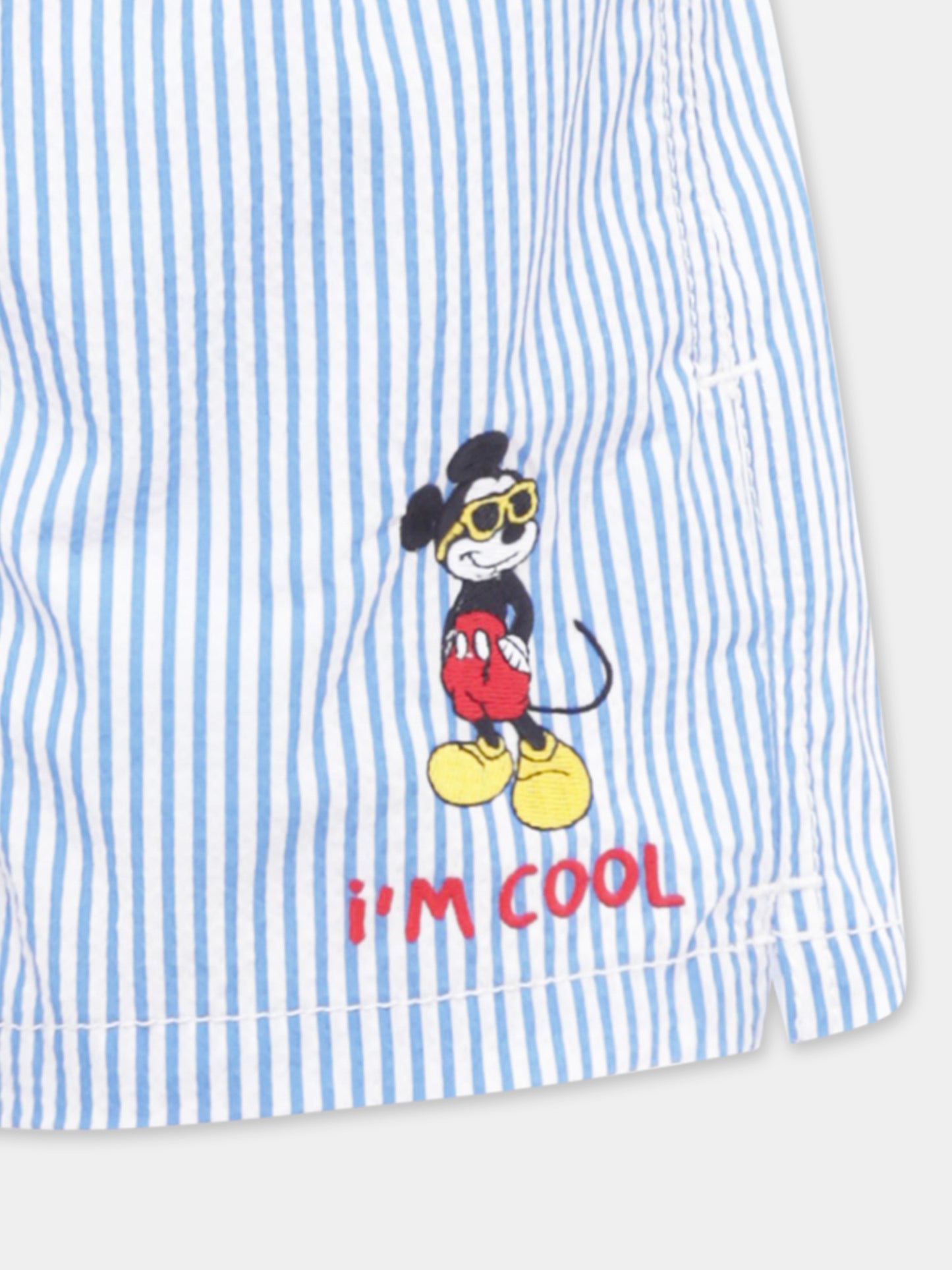 Boxer mare celeste per bambino con Topolino,Mc2 Saint Barth,PATM002 03544H