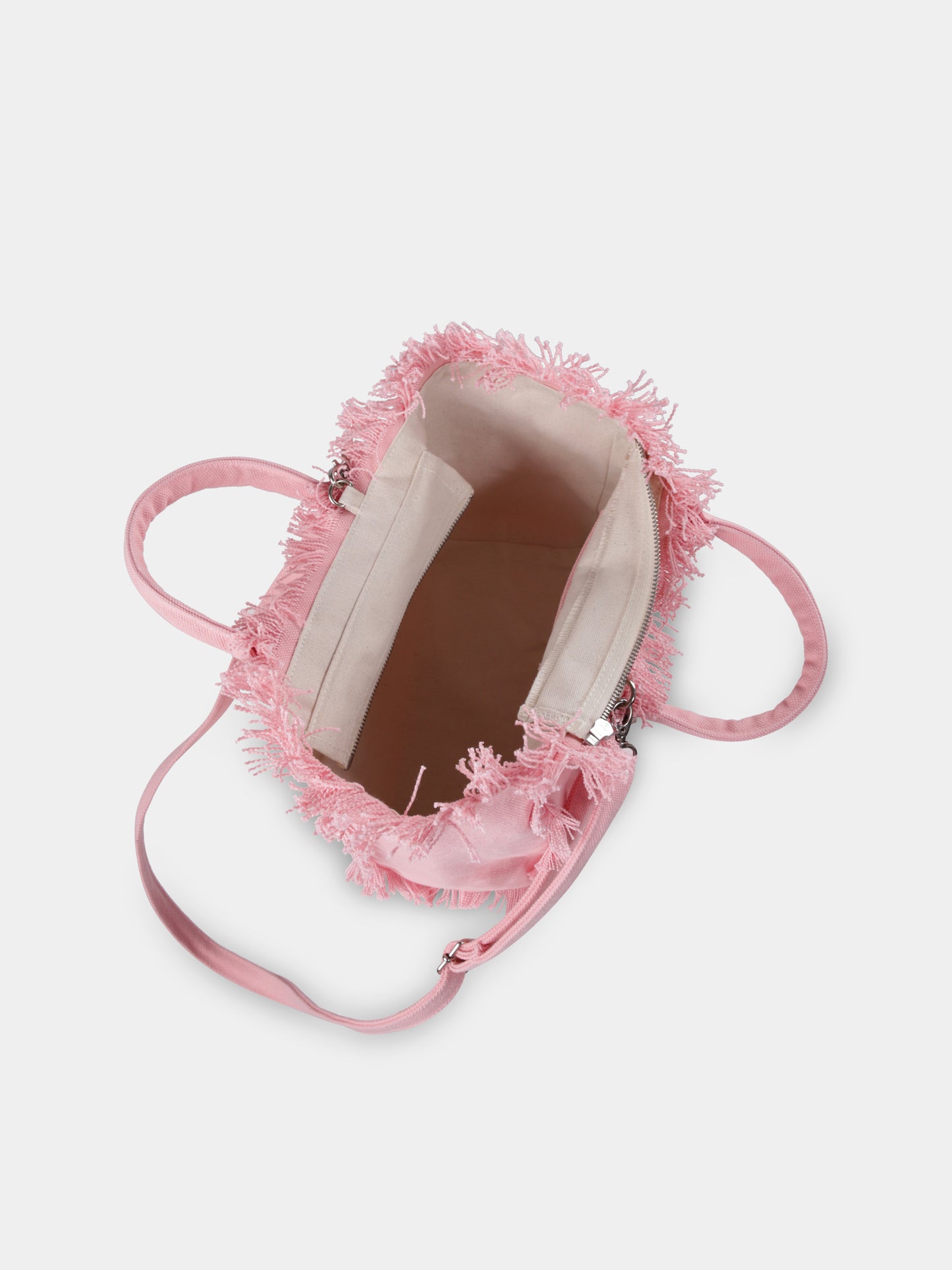 Borsa mare Colette rosa per bambina con logo,Mc2 Saint Barth,COL0001 00098H