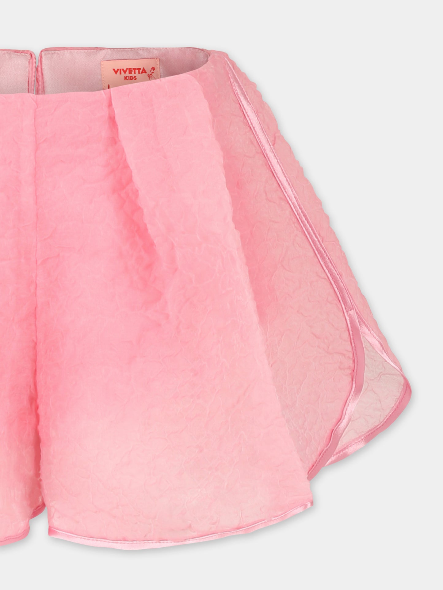 Shorts rosa per bambina,Vivetta Kids,VE2553