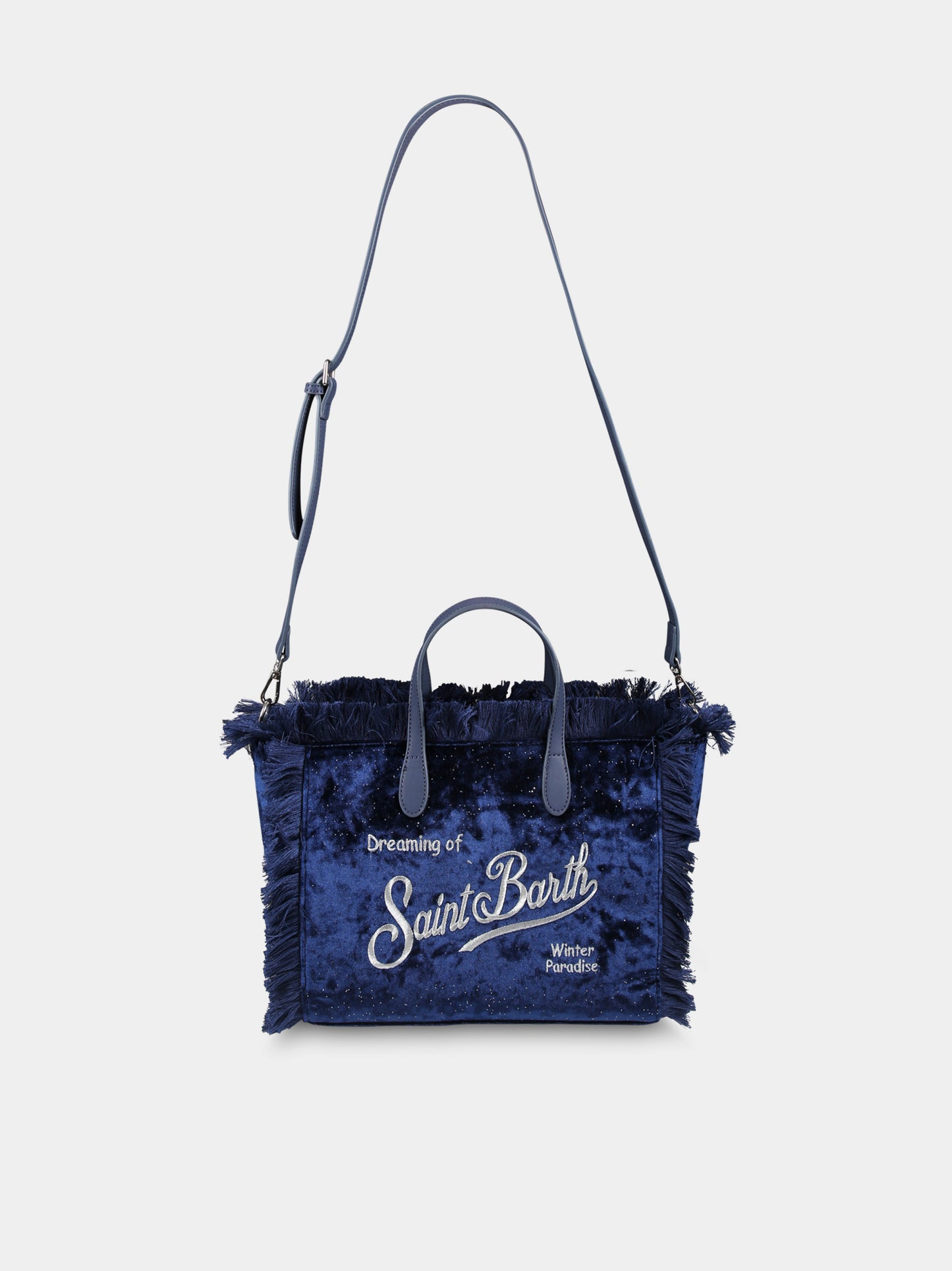Borsa blu Colette per bambina con logo,Mc2 Saint Barth,COL0003 00221G