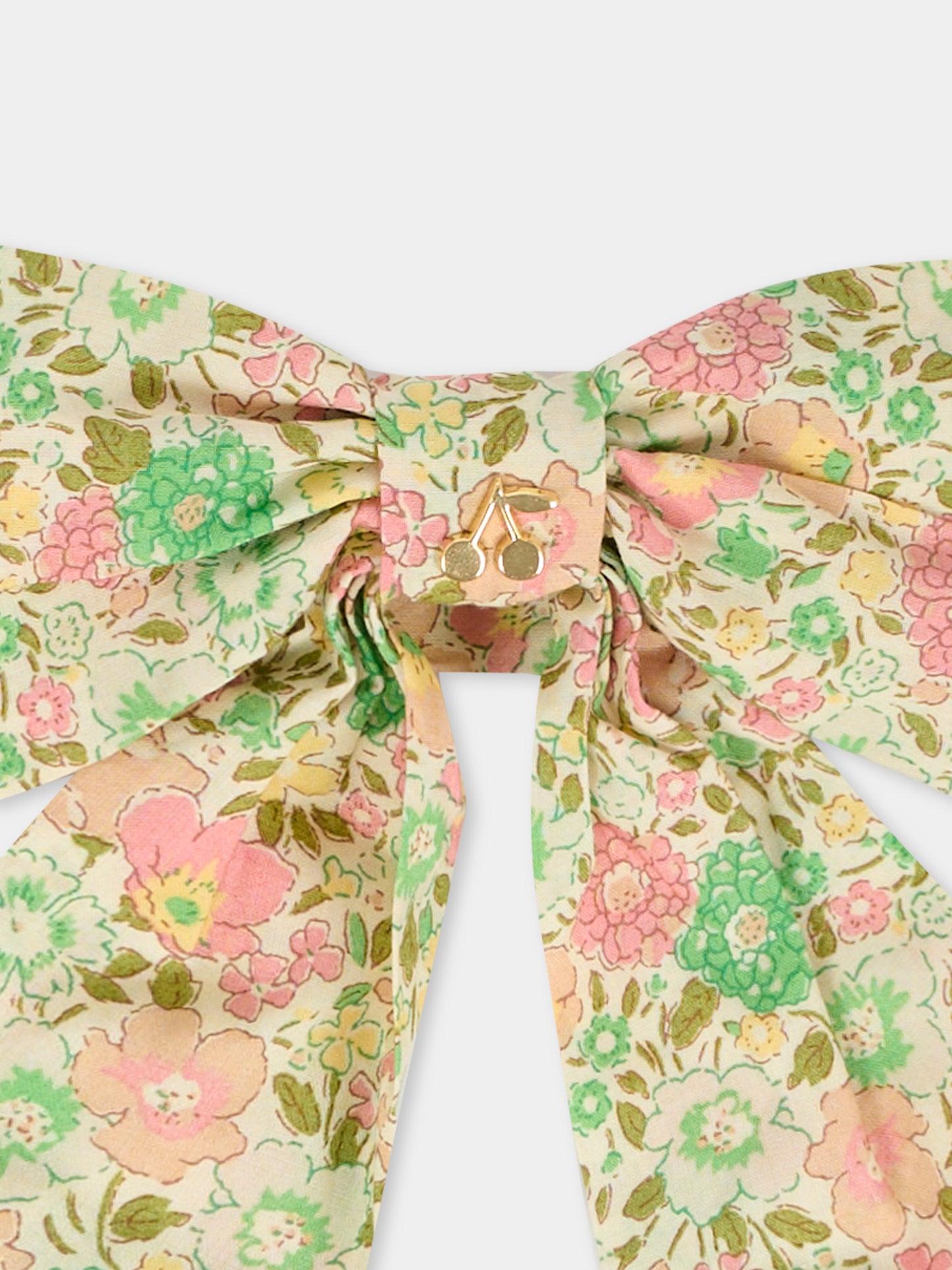 Elastico multicolor per bambina con stampa floreale,Bonpoint,W05GHAW00014 521