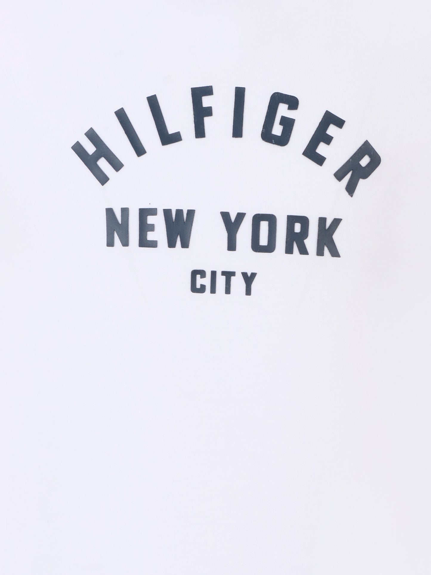 T-shirt bianca per bambino con logo blu,Tommy Hilfiger Junior,25CTHKB0KB09800 YBR
