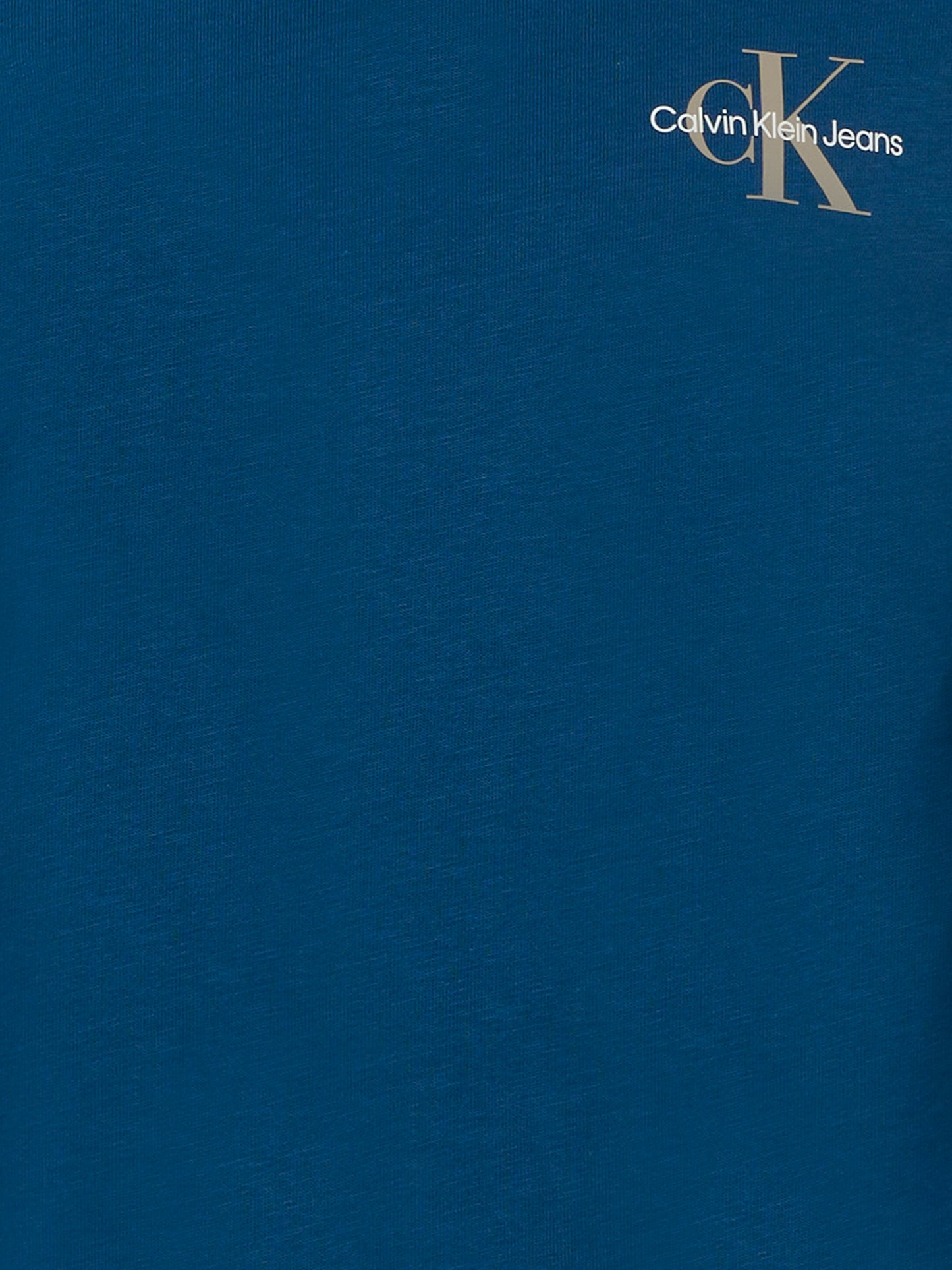 T-shirt blu per bambino con logo,Calvin Klein Kids,25CCKIU0IU00677 C3I