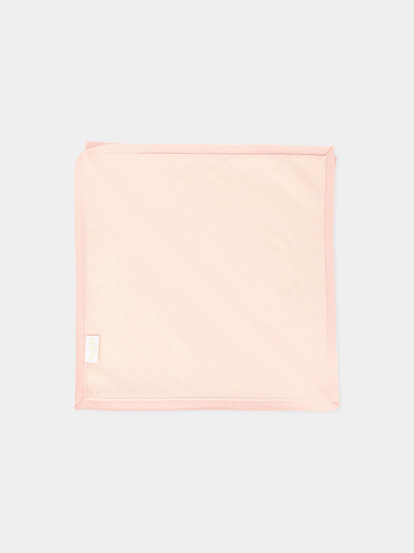 Coperta rosa per neonata con motivo GG,Gucci Kids,835345 3K206 5978
