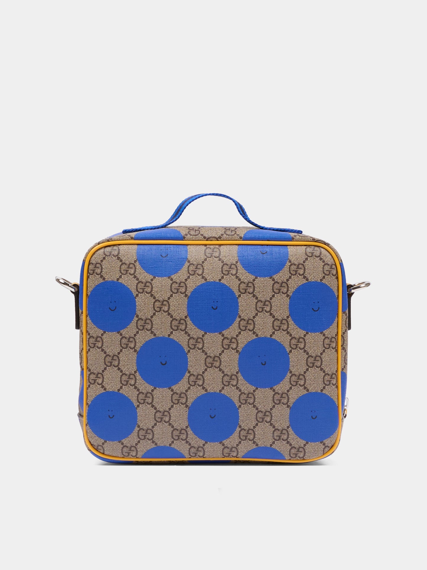 Borsa blu per bambini con sole sorridente,Gucci Kids,835842 FAER3 9443