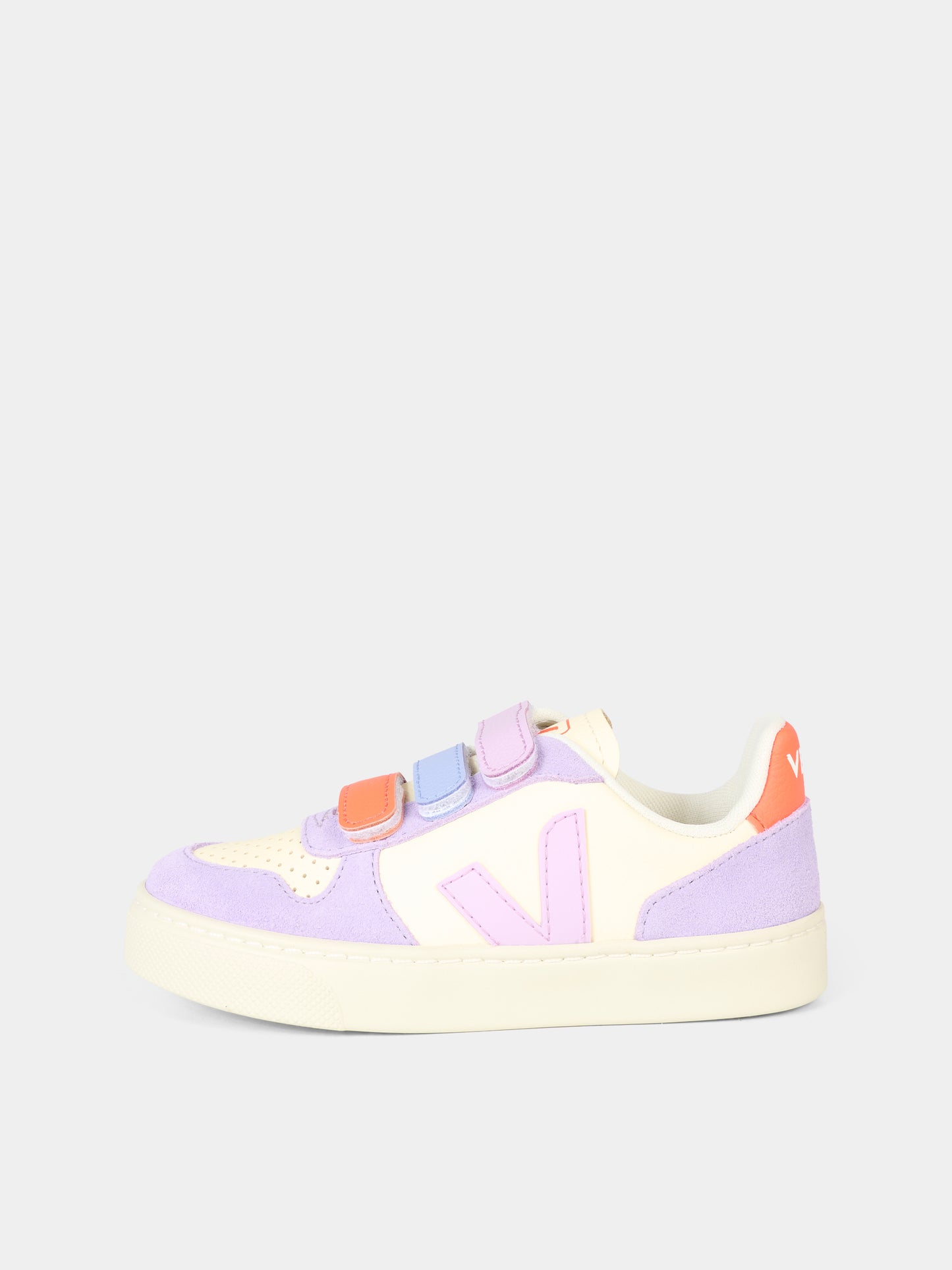 Sneakers V-10 multicolor per bambina con logo,Veja,CV0520614