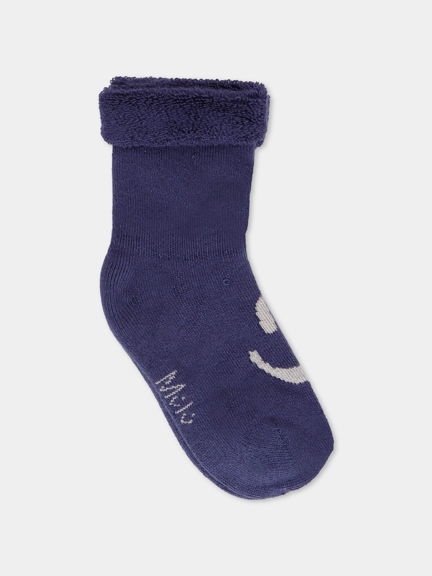 Set calzini blu per neonato con smile,Molo,7W25G102 5524