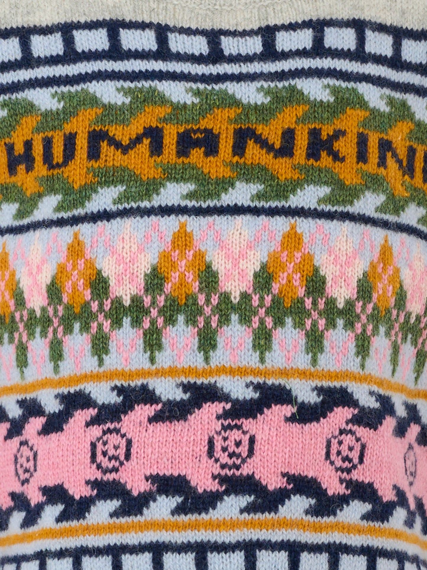 Maglia gilet Grace multicolor per bambina con motivo jacquard,Molo,2W25K101 4956