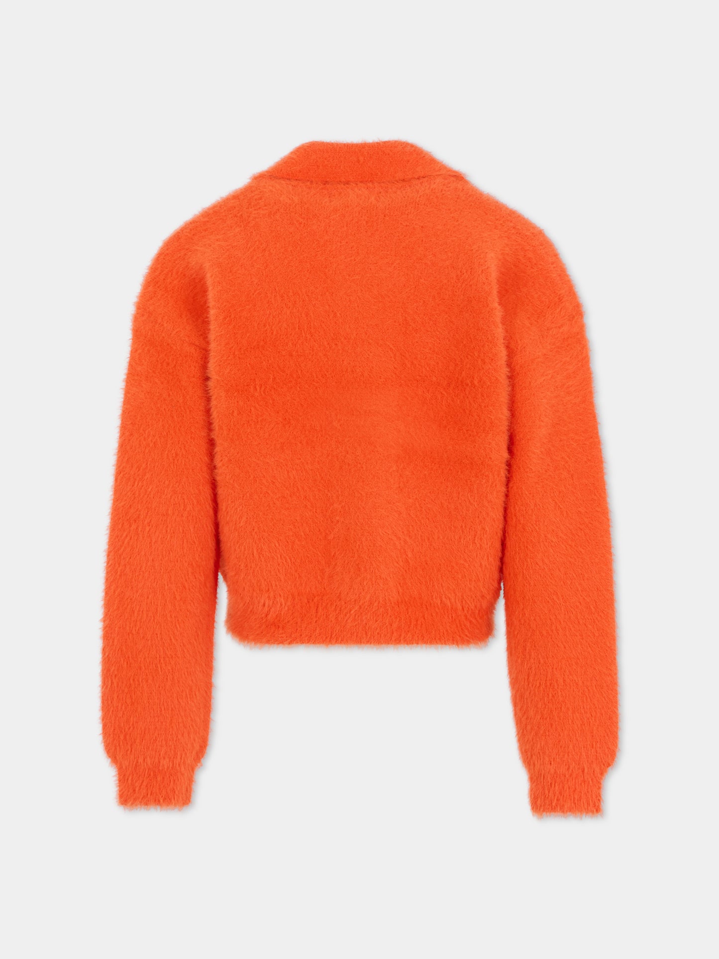 Cardigan Gwen arancione per bambina con logo,Molo,2W25K311 8201