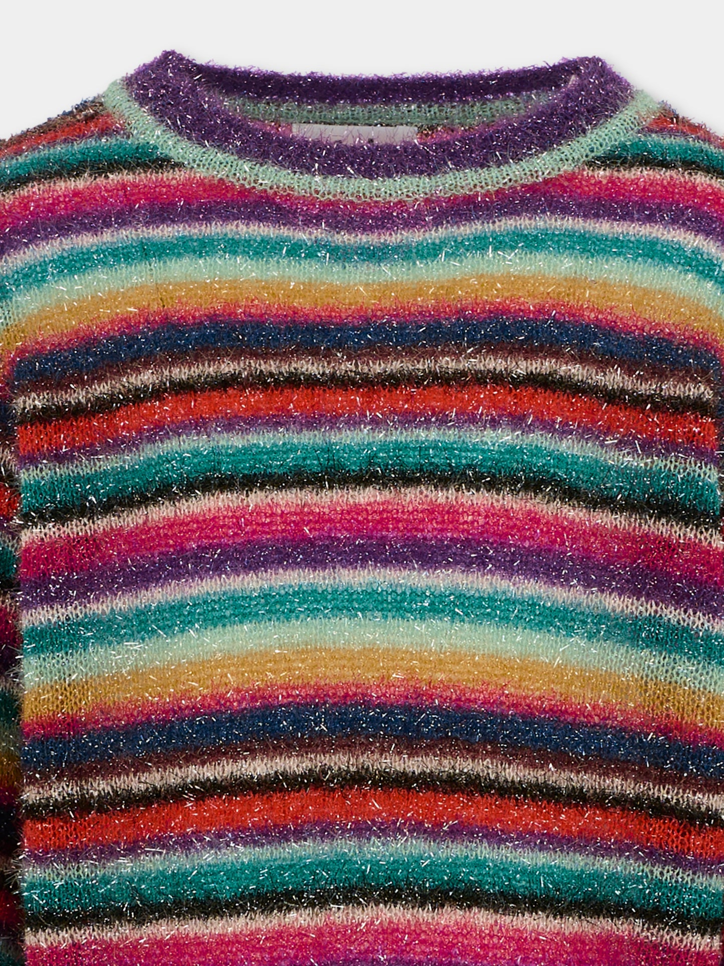 Maglione Germina multicolor per bambina con logo,Molo,2W25K208 9415