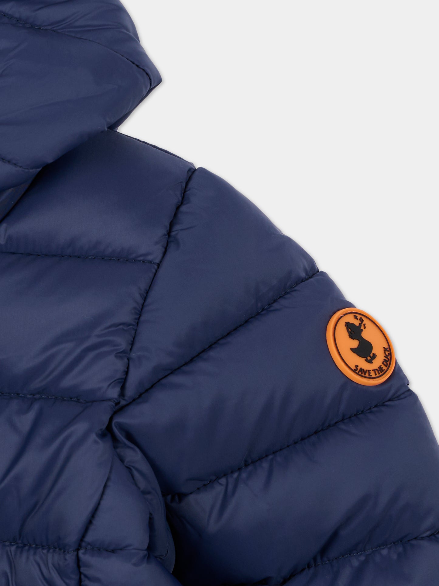 Piumino Wally blu per neonato con logo,Save The Duck Kids,I30003X GIGA21 90000