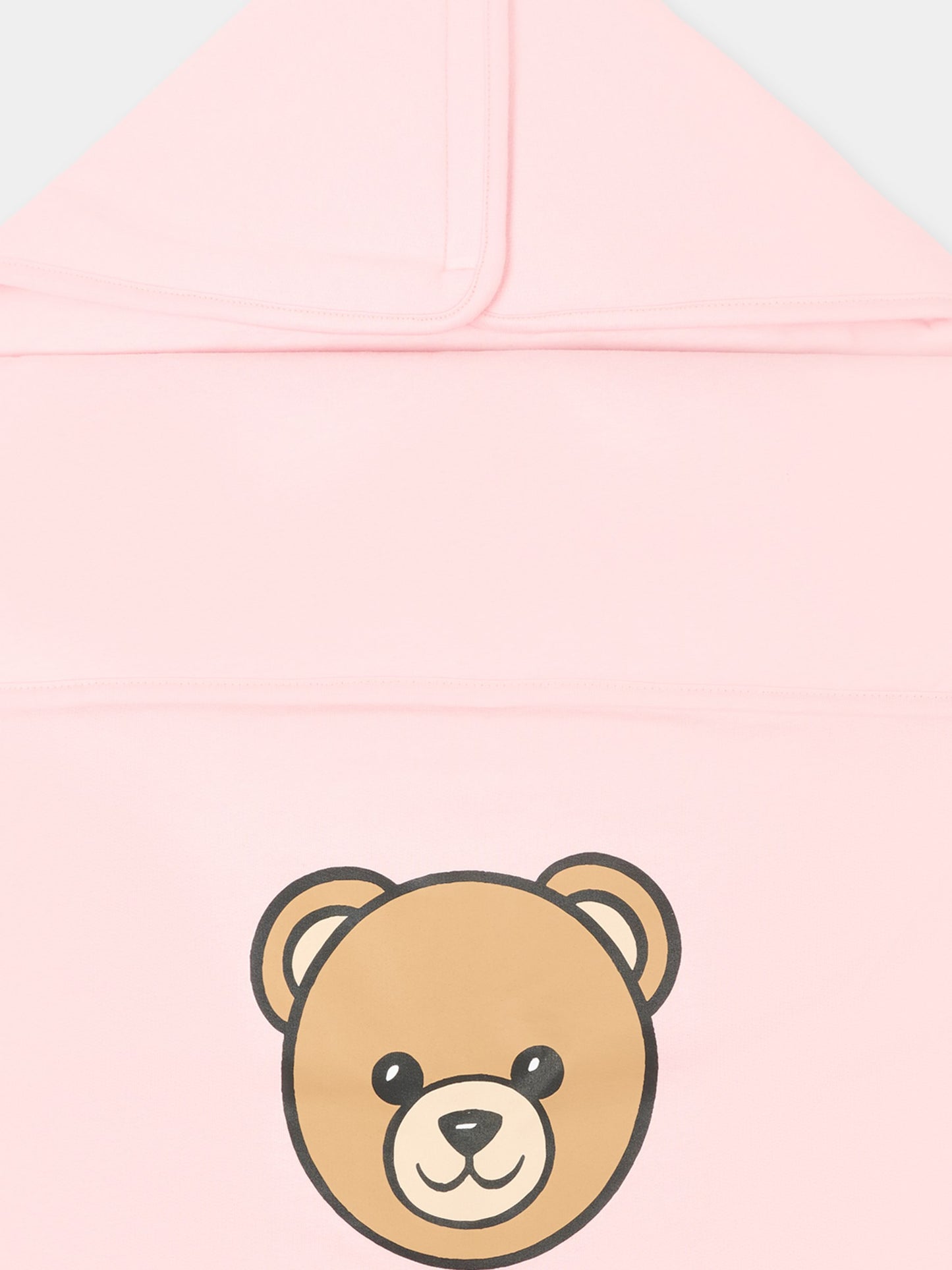 Sacco nanna rosa per neonata con Teddy Bear,Moschino Kids,MNE00P LCA40 50209