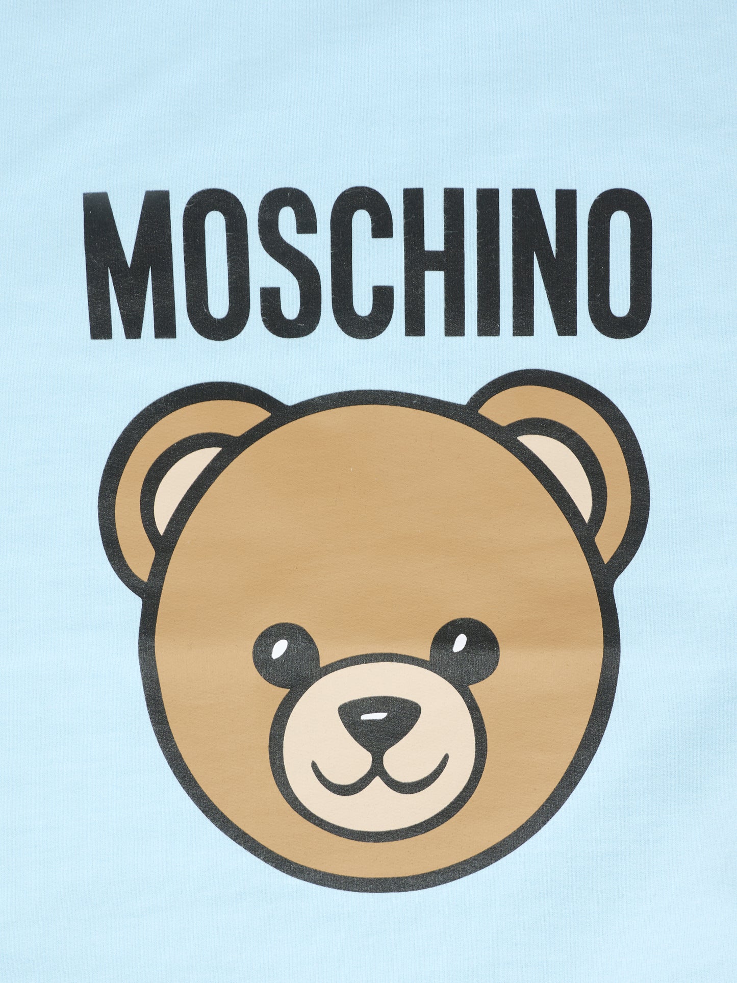 Coperta celeste per neonato con Teddy Bear,Moschino Kids,MQB00F LCA40 40304
