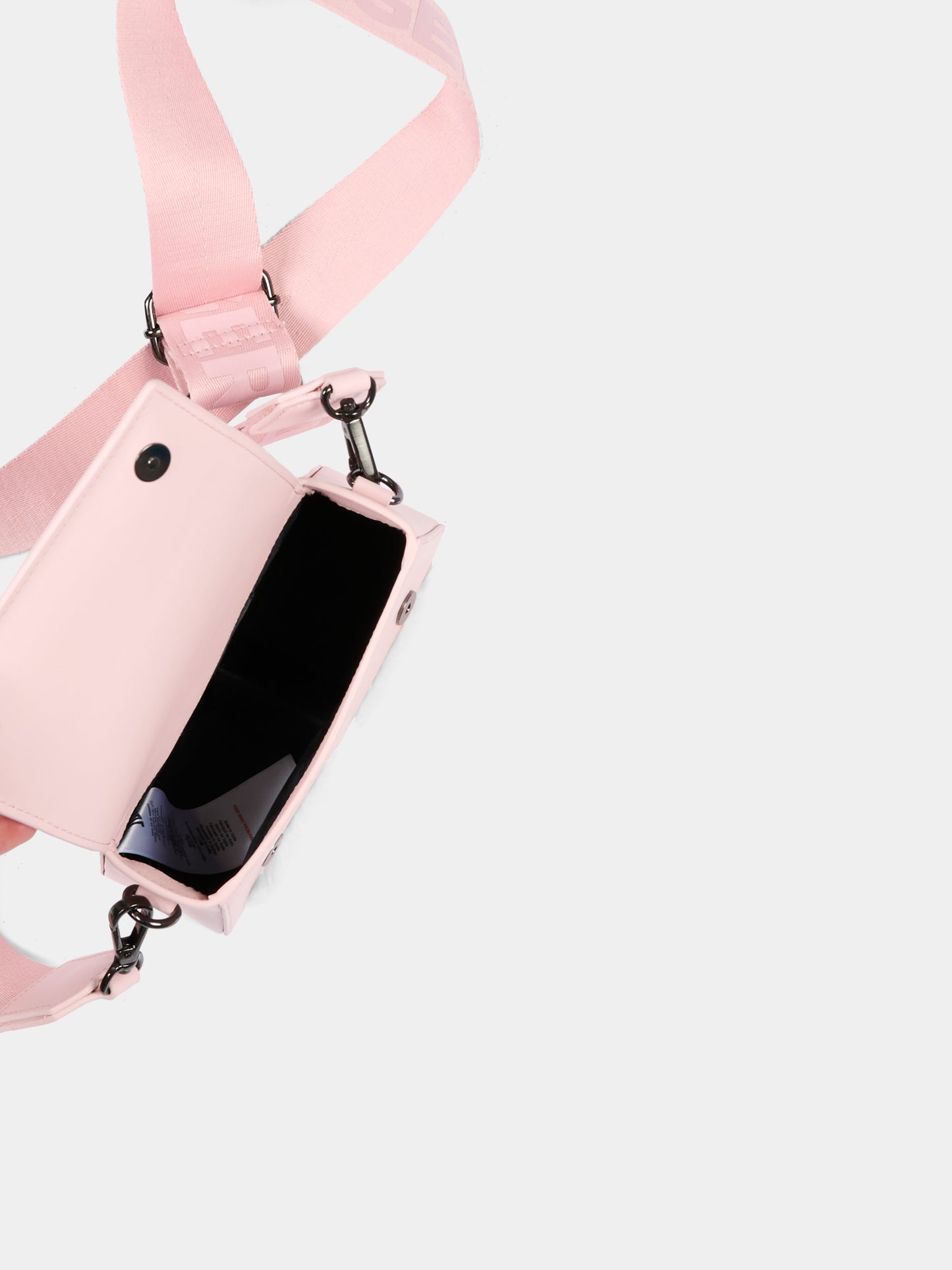 Borsa IKON K rosa per bambina con logo,Karl Lagerfeld Kids,Z31015 47P