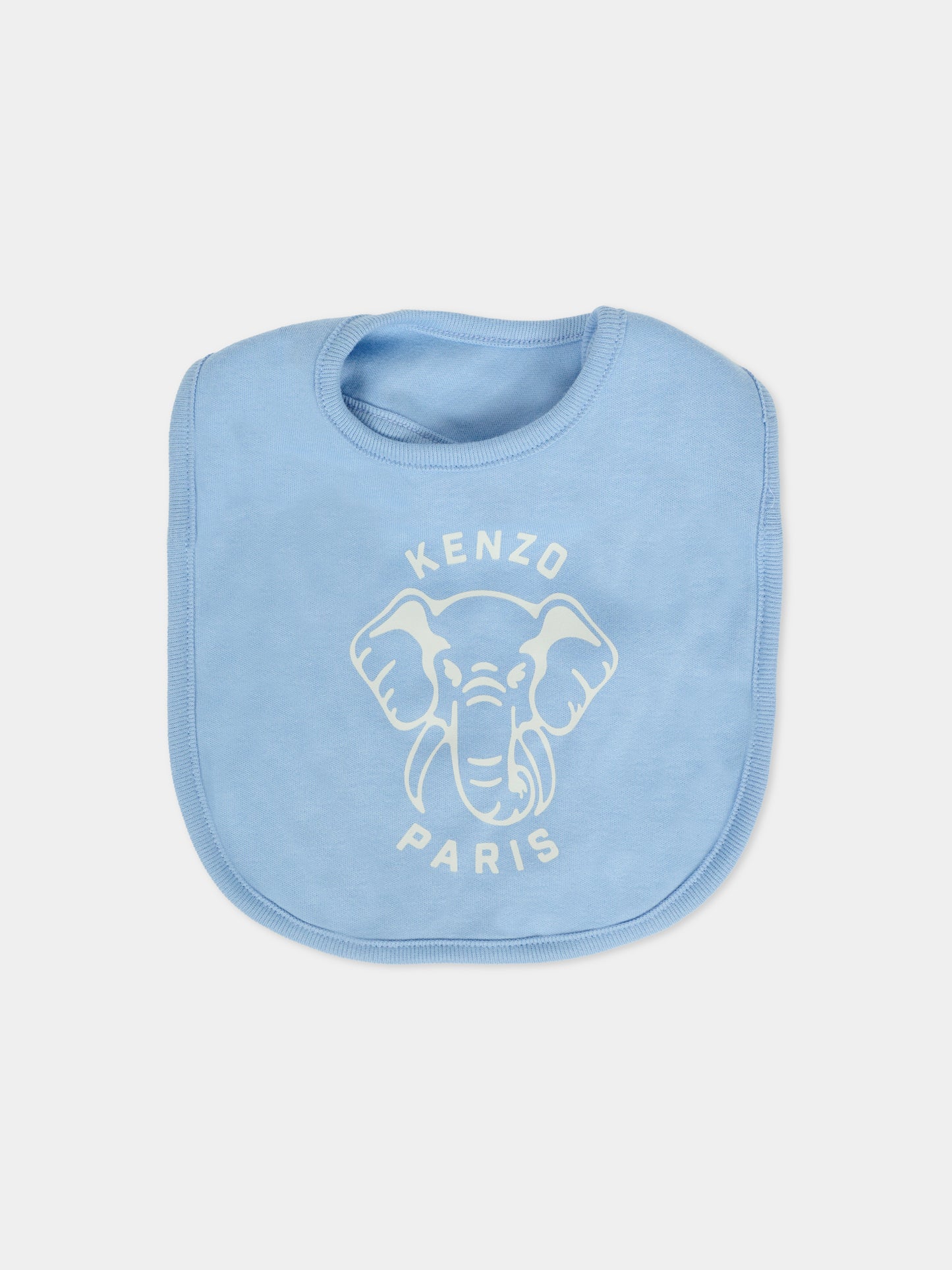 Set tutina celeste per neonato con elefante,Kenzo Kids,K61248 771