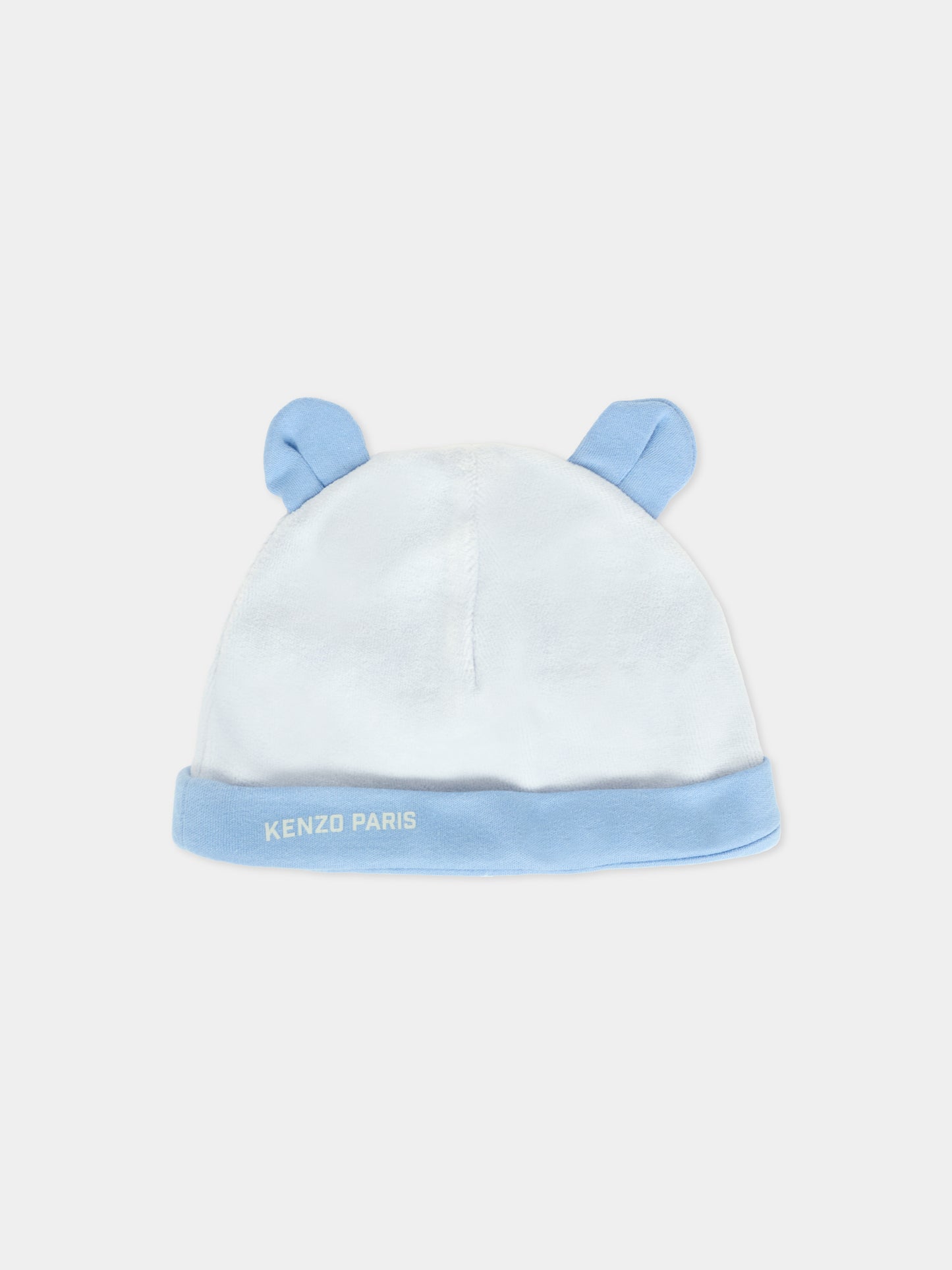 Set tutina celeste per neonato con elefante,Kenzo Kids,K61248 771
