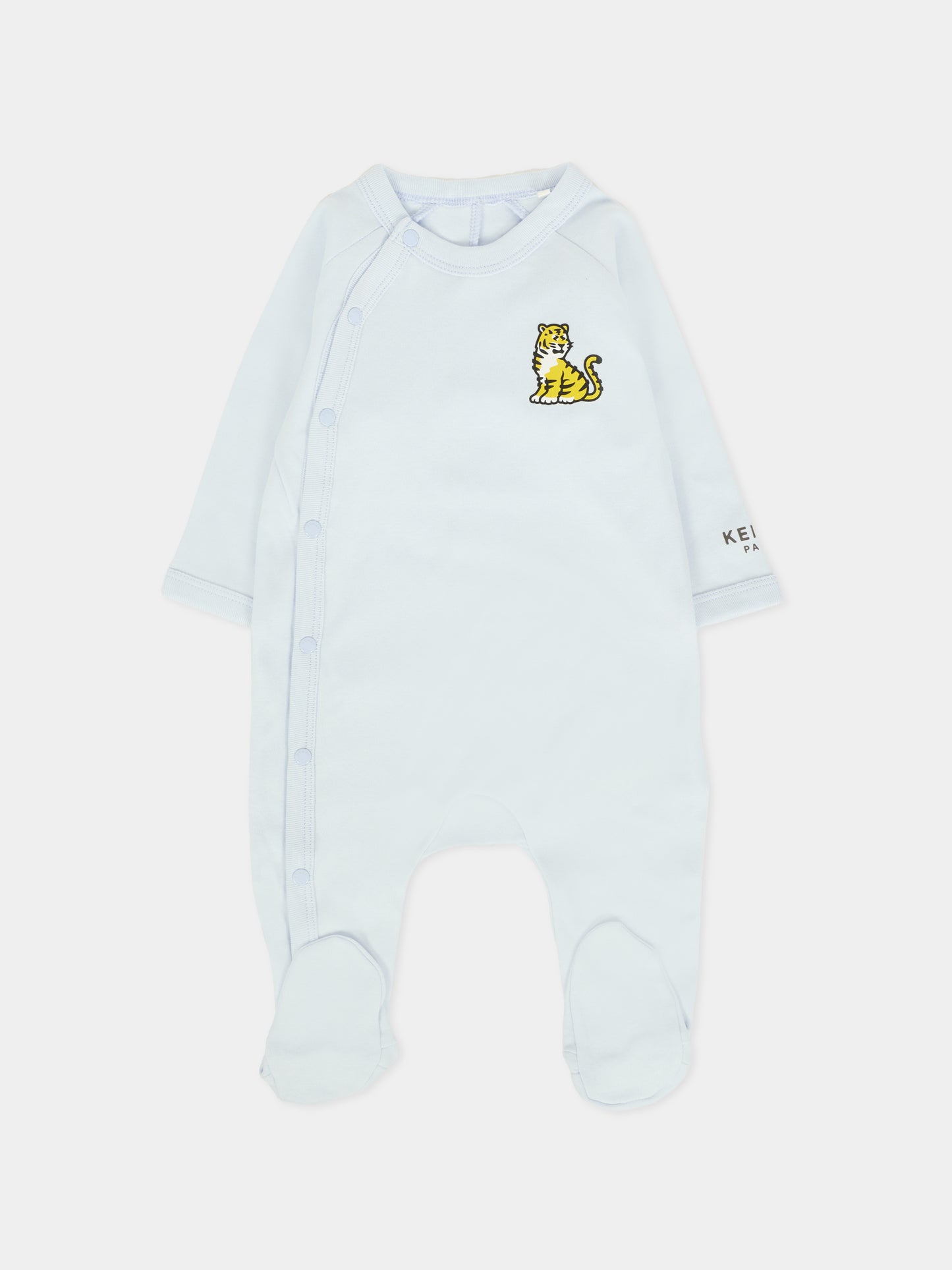 Set tutina azzurro per neonato con Kotora,Kenzo Kids,K61253 771