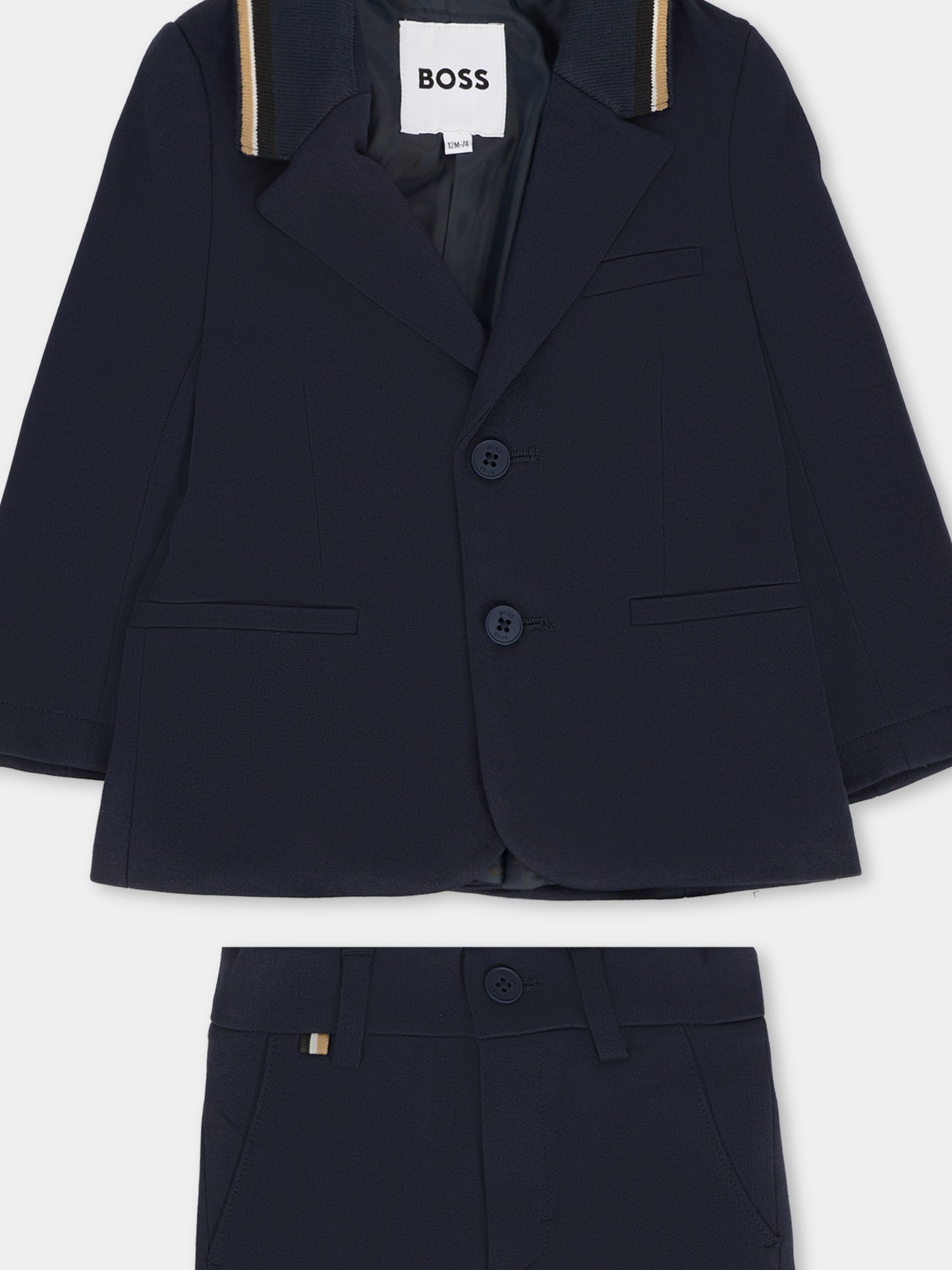 Completo blu per neonato,Boss,J52483 862