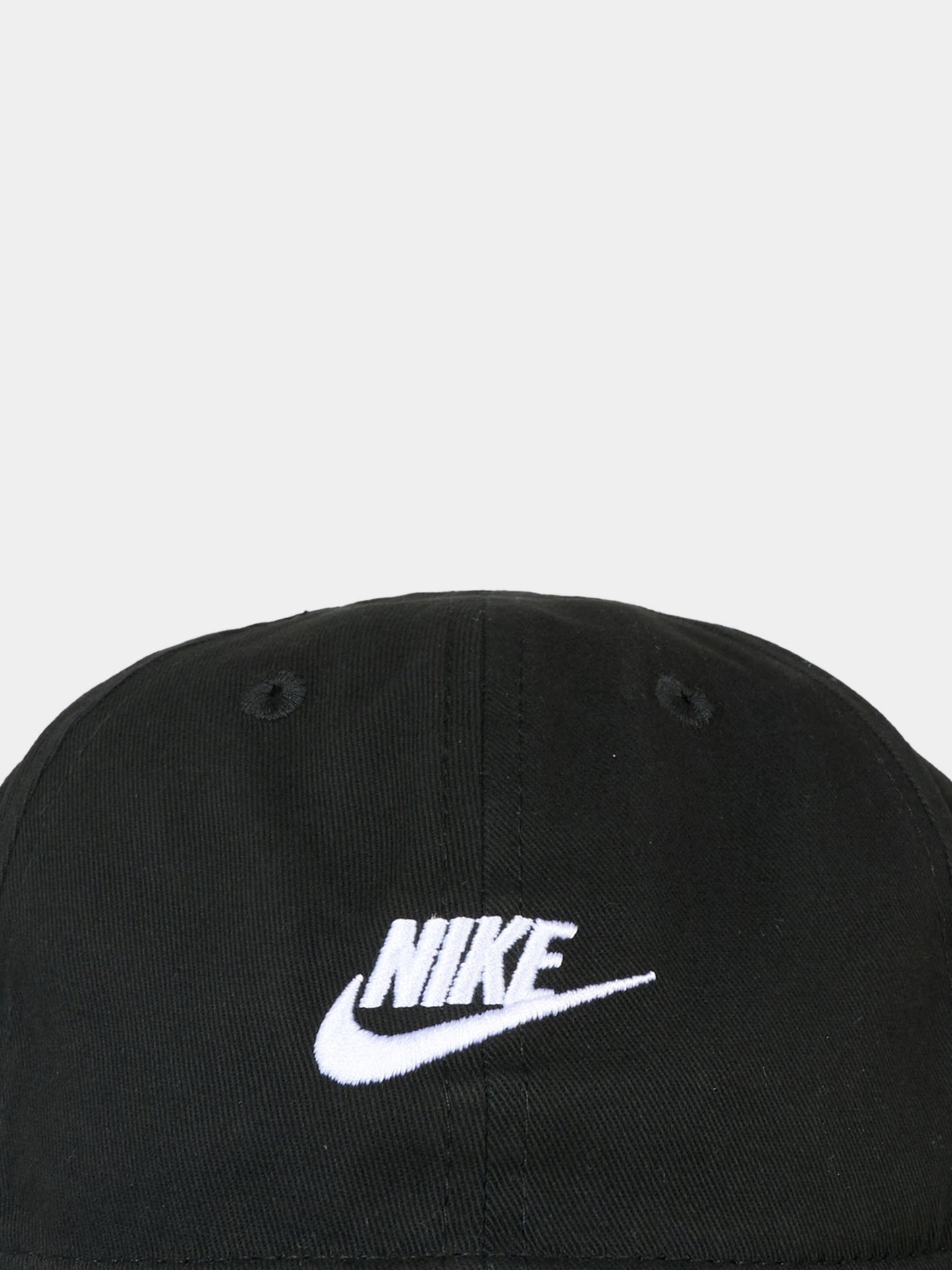 Cappello nero per bambini con logo bianco,Nike,8A2902 023