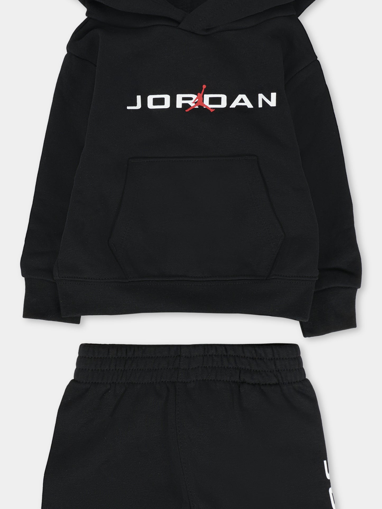 Completo nero per neonato con jumpman,Jordan,65F270 023