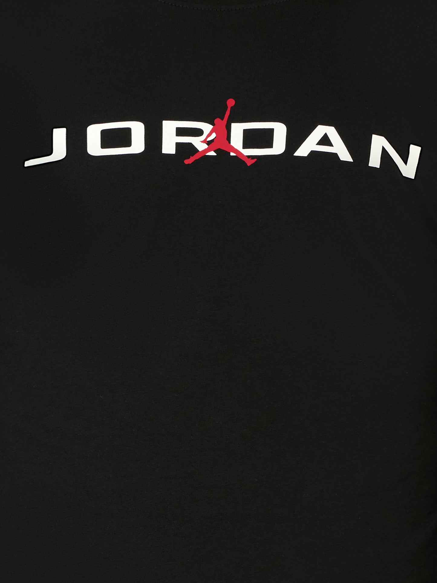 T-shirt nera per bambino con logo e jumpman,Jordan,95D668 023