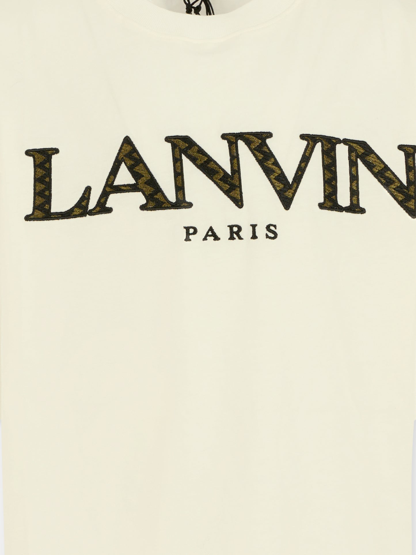 T-shirt avorio per bambino con logo,Lanvin Petite,N30283 117