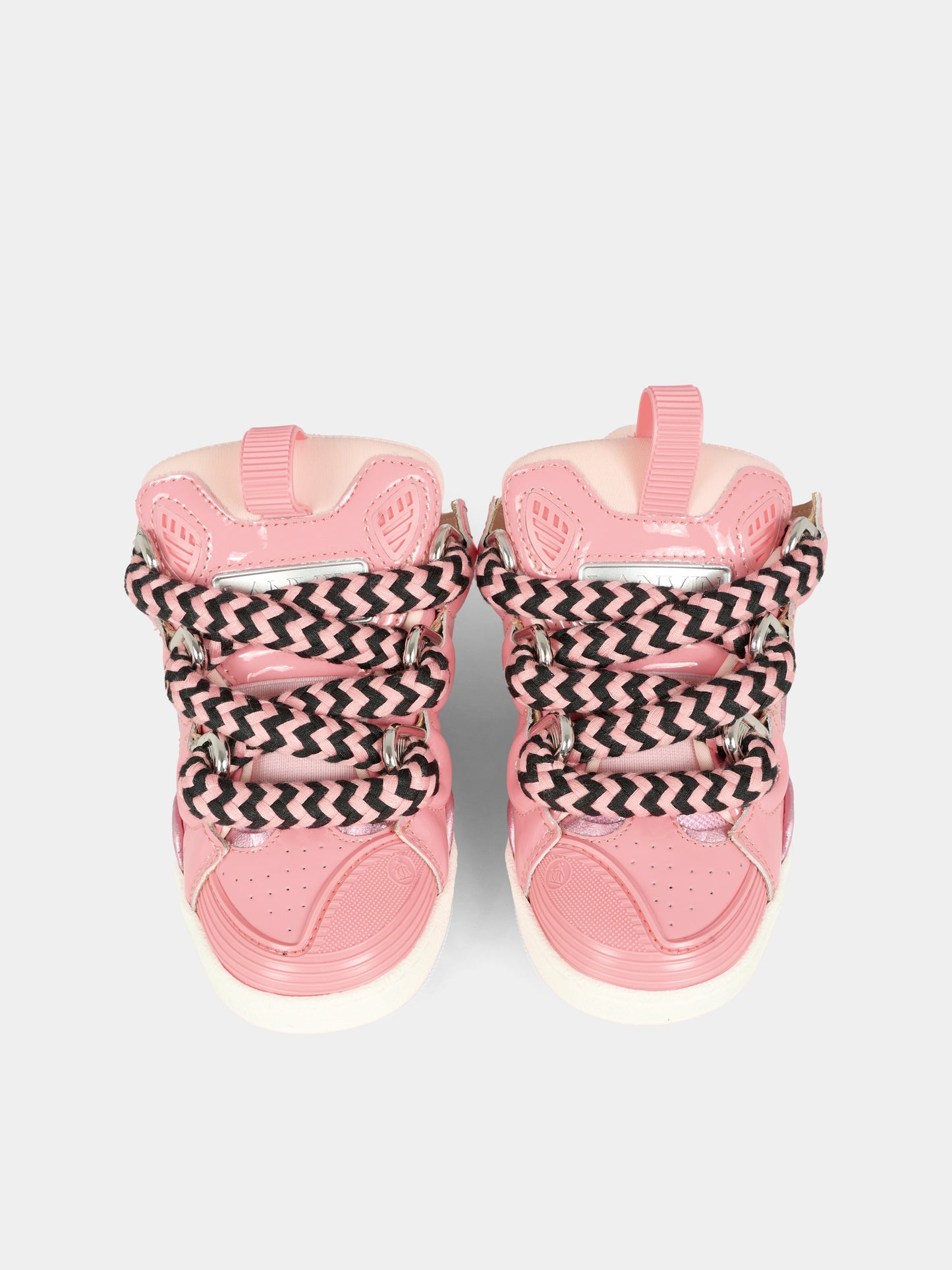 Sneakers rosa per bambina con logo,Lanvin Petite,N30327 48N