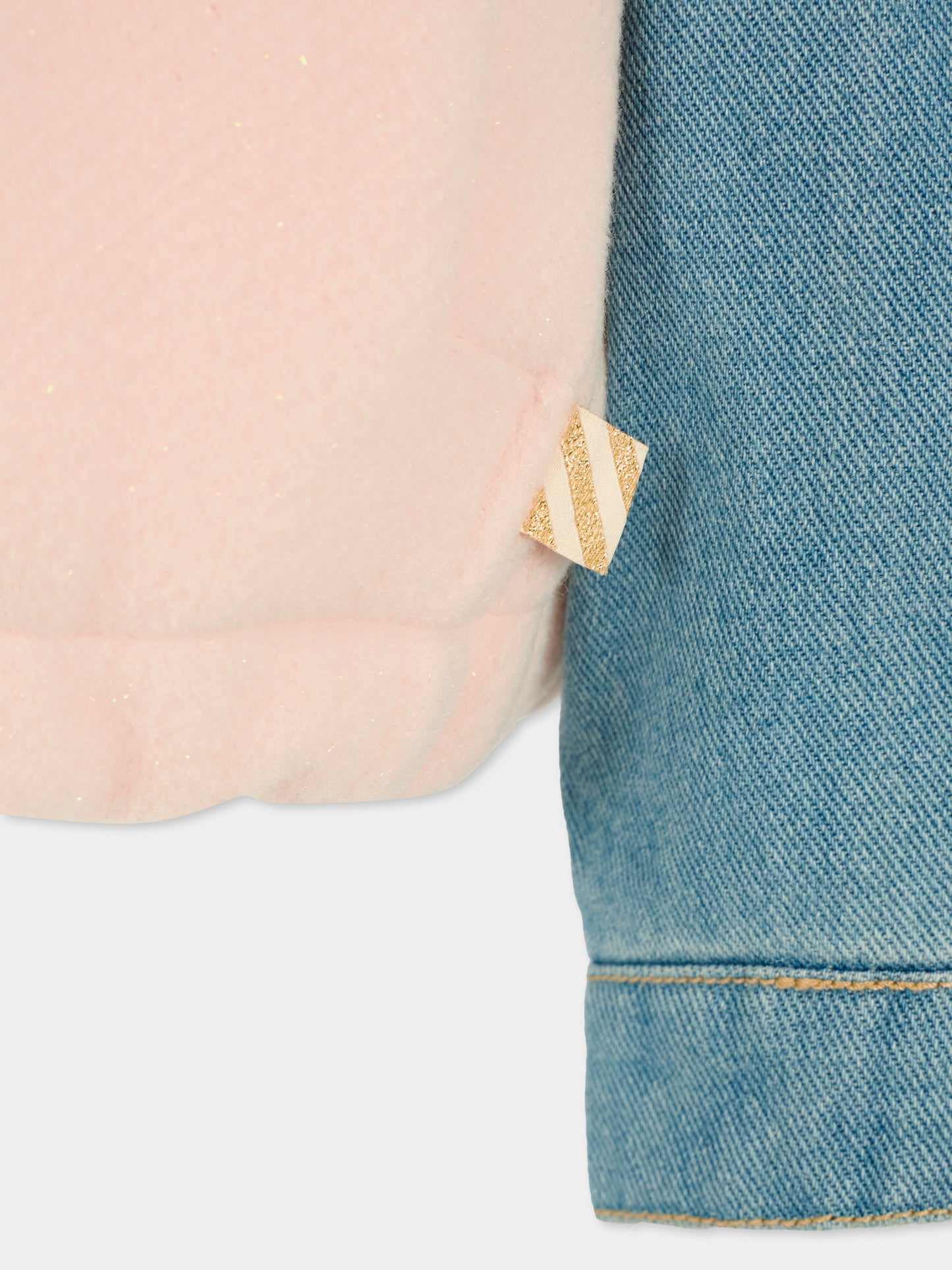 Giubbotto rosa per bambina con scritta,Billieblush,U21599 47V