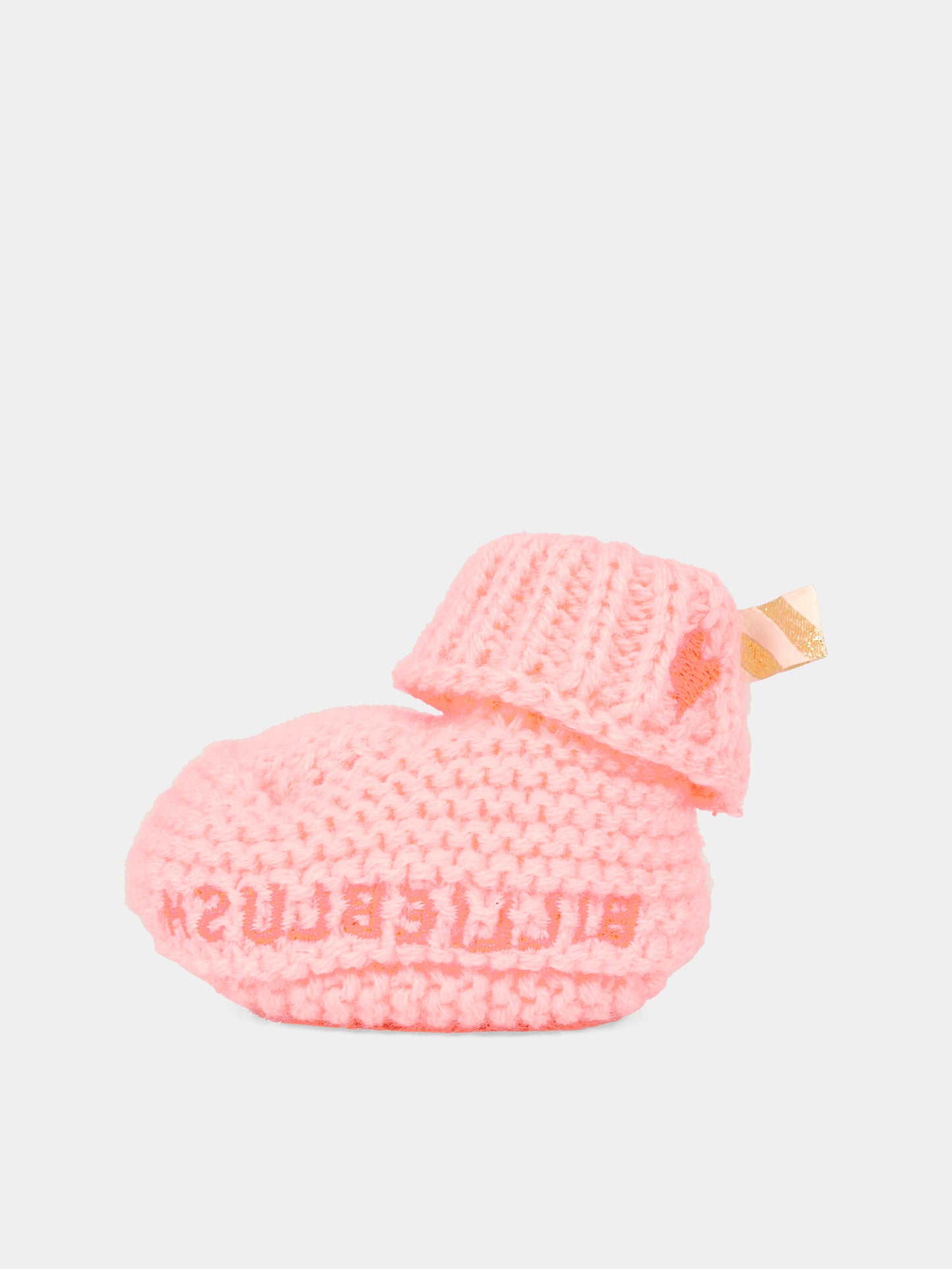 Babbucce rosa per neonata con fiocco,Billieblush,U21646 408