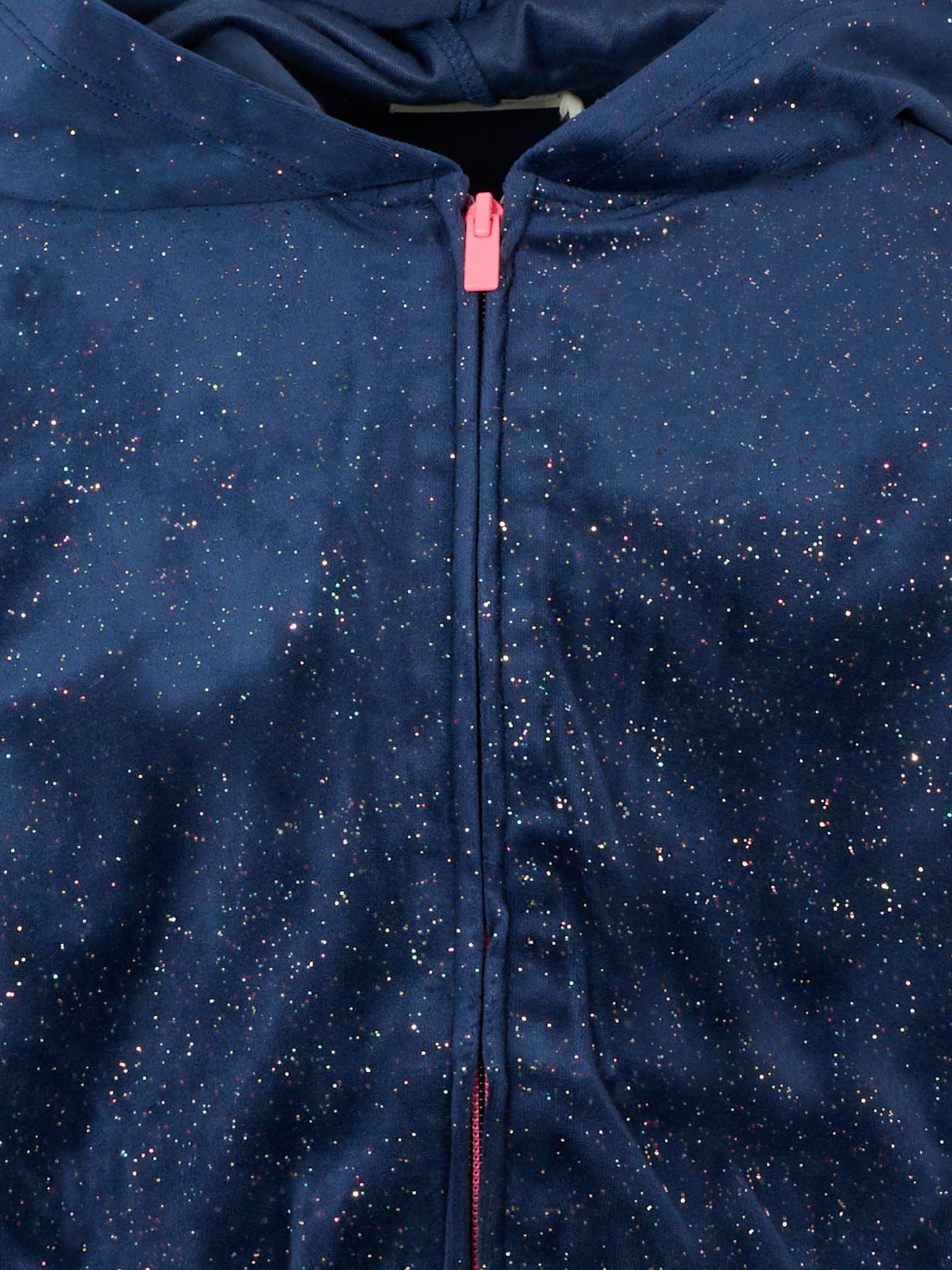 Felpa blu per bambina con lurex,Billieblush,U21365 85T