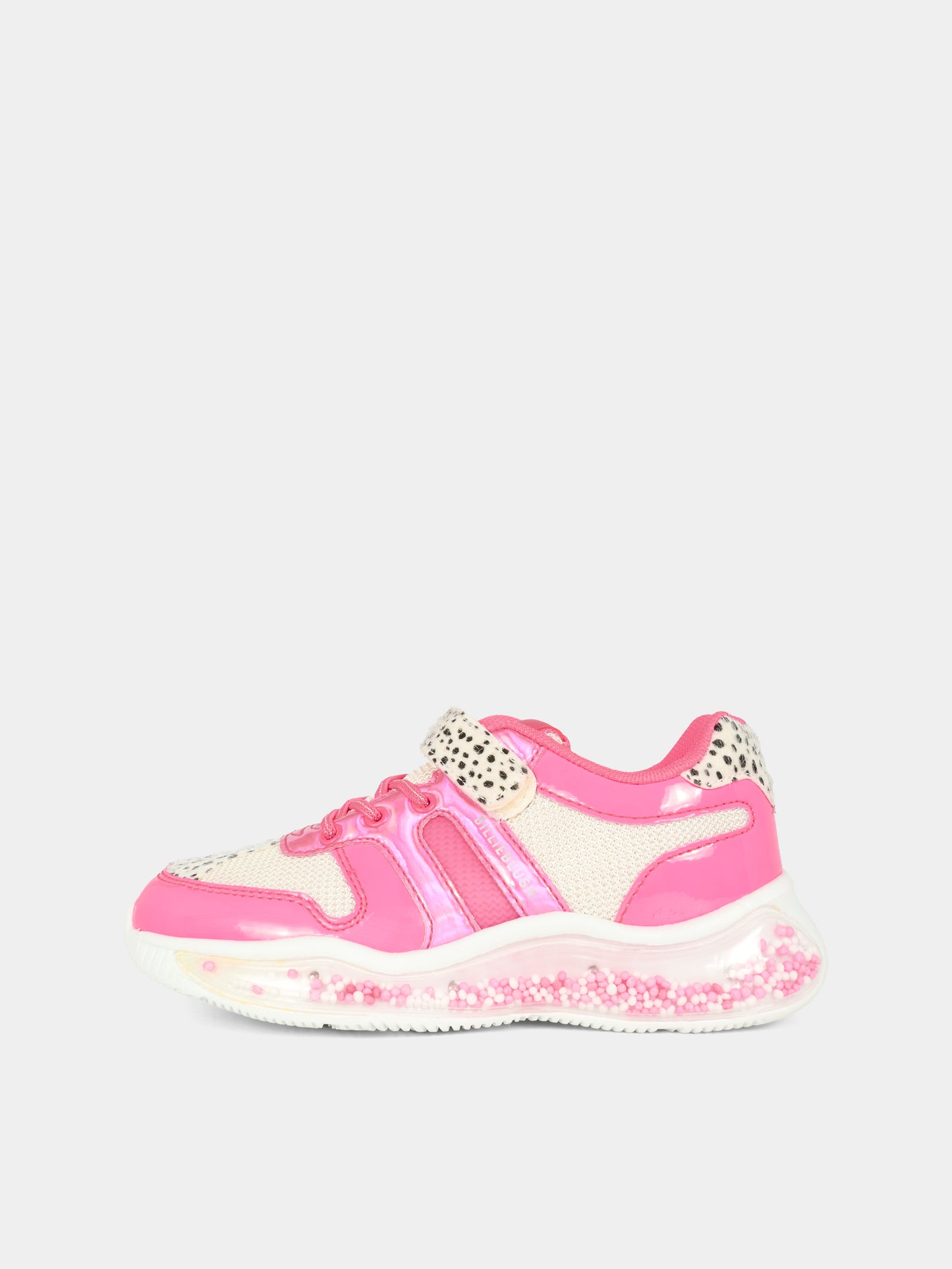 Sneakers rosa luminose per bambina con led,Billieblush,U21474 Z41