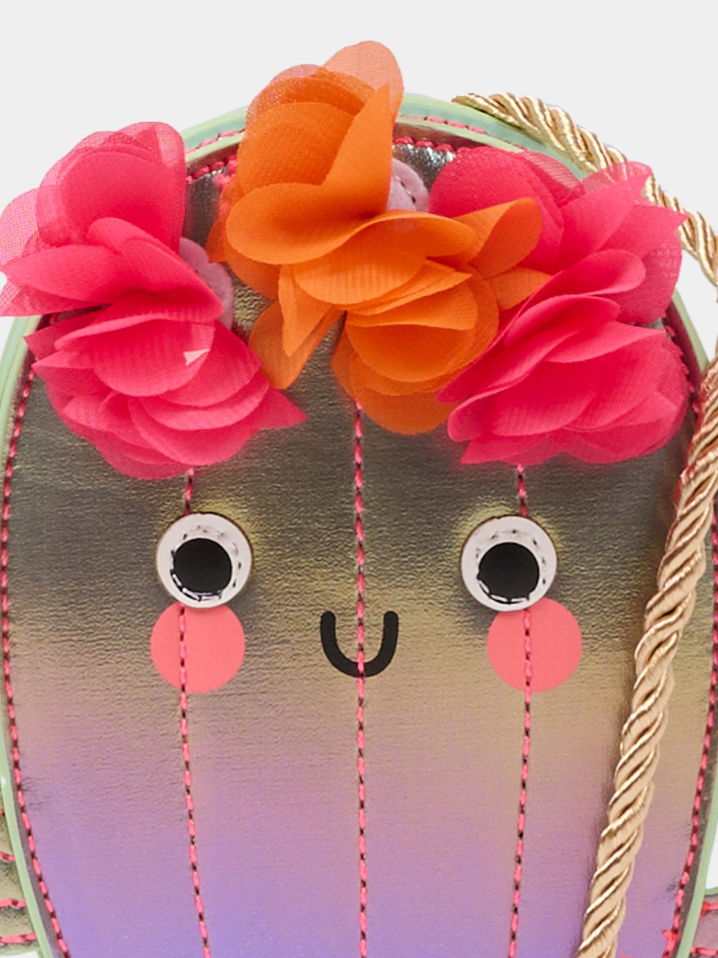 Borsa multicolor per bambina con cactus,Billieblush,U21535 Z41