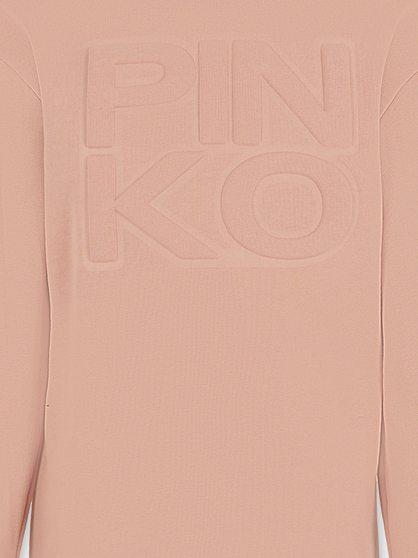 Pink dress for girl with logo