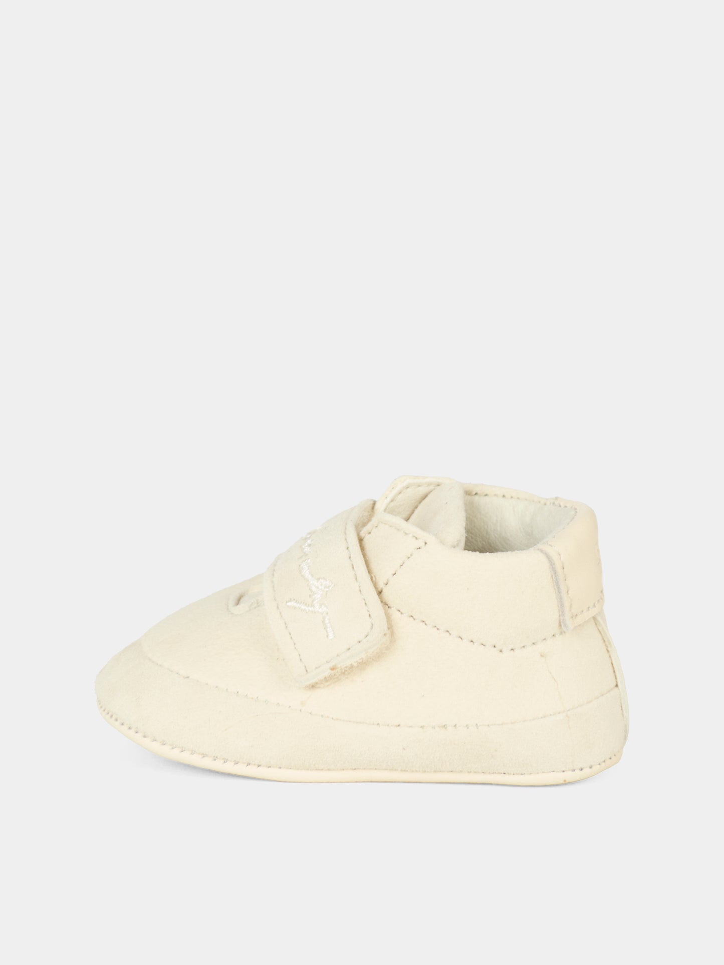 Sneakers avorio per neonati con logo,Givenchy Kids,H30862 117