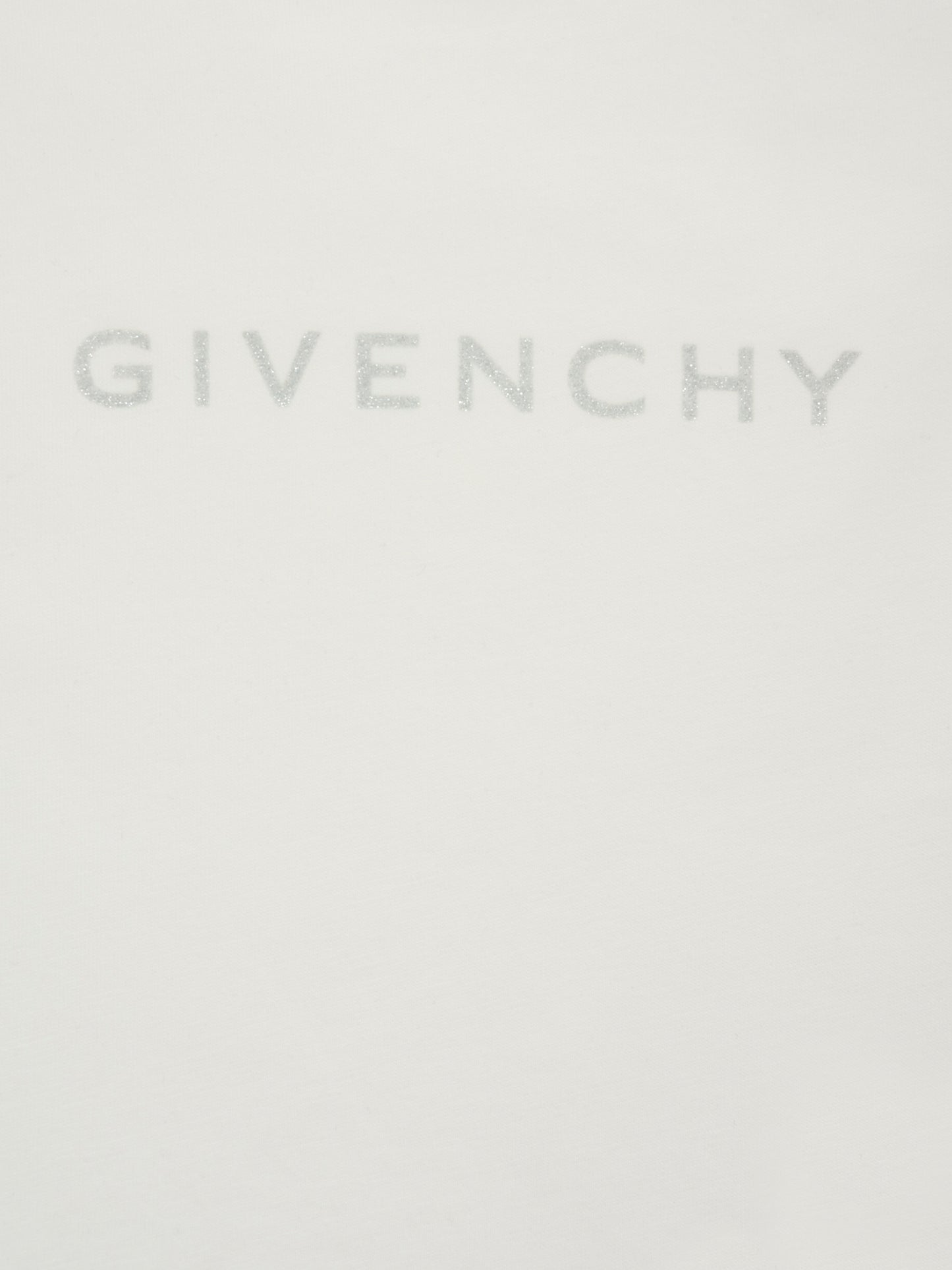 T-shirt avorio per neonata con logo,Givenchy Kids,H30903 117