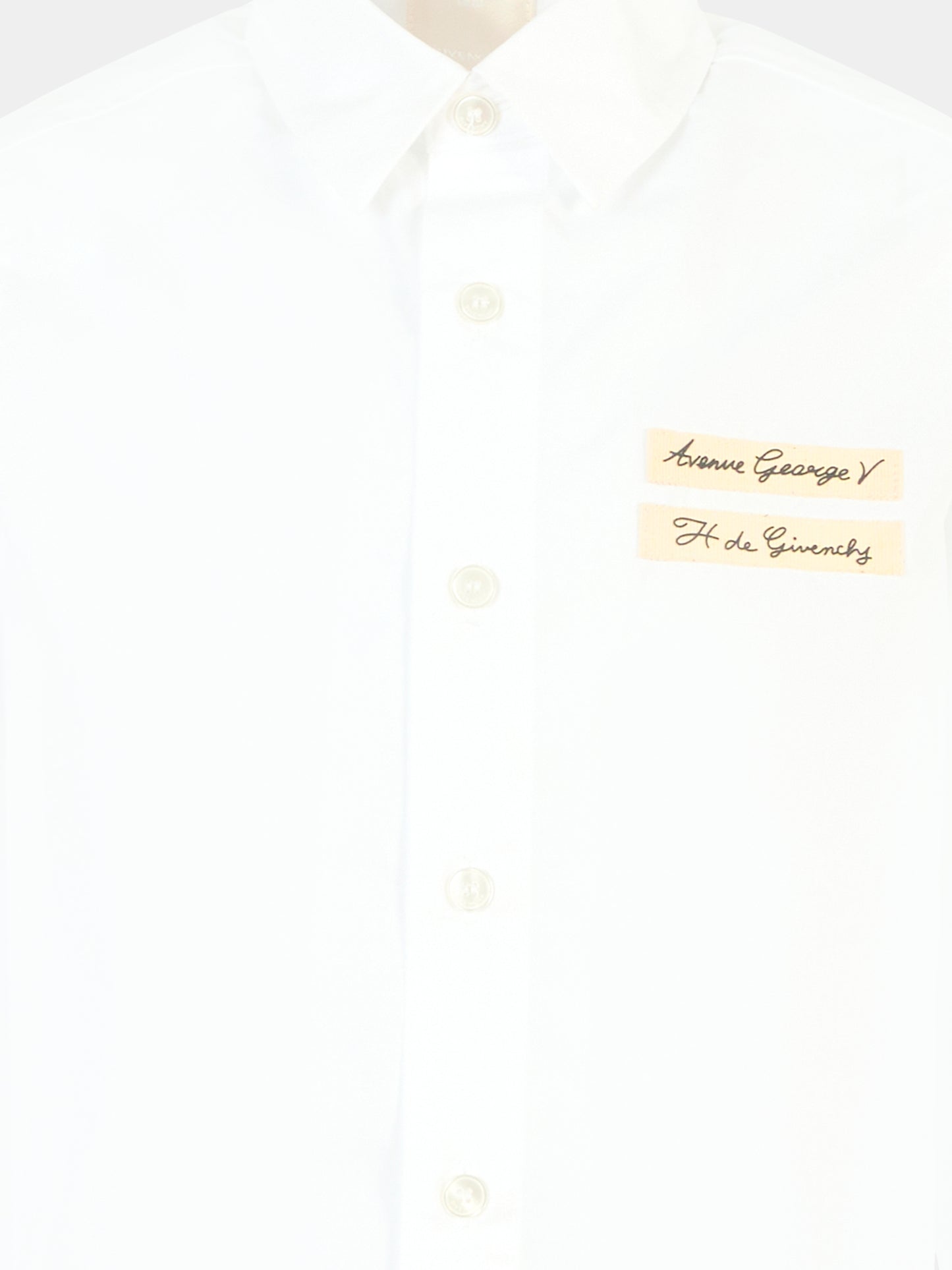 Camicia bianca per bambino con logo,Givenchy Kids,H30920 10P