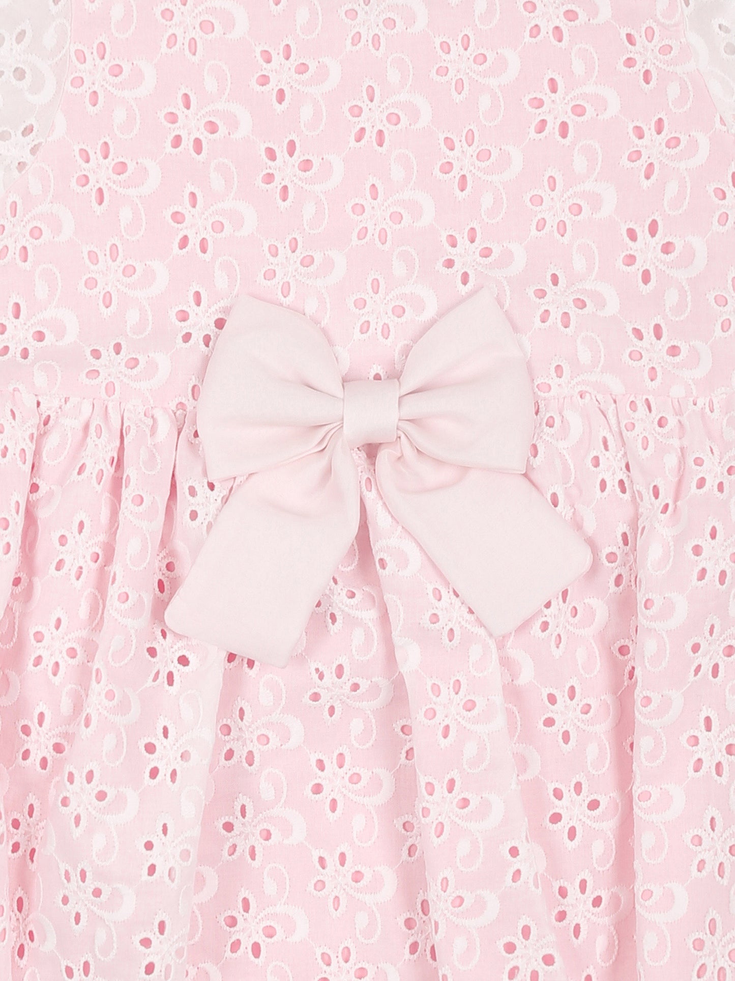 Pagliaccetto rosa per neonata con fiocco,Mercadante 1939,MP005 ROSA