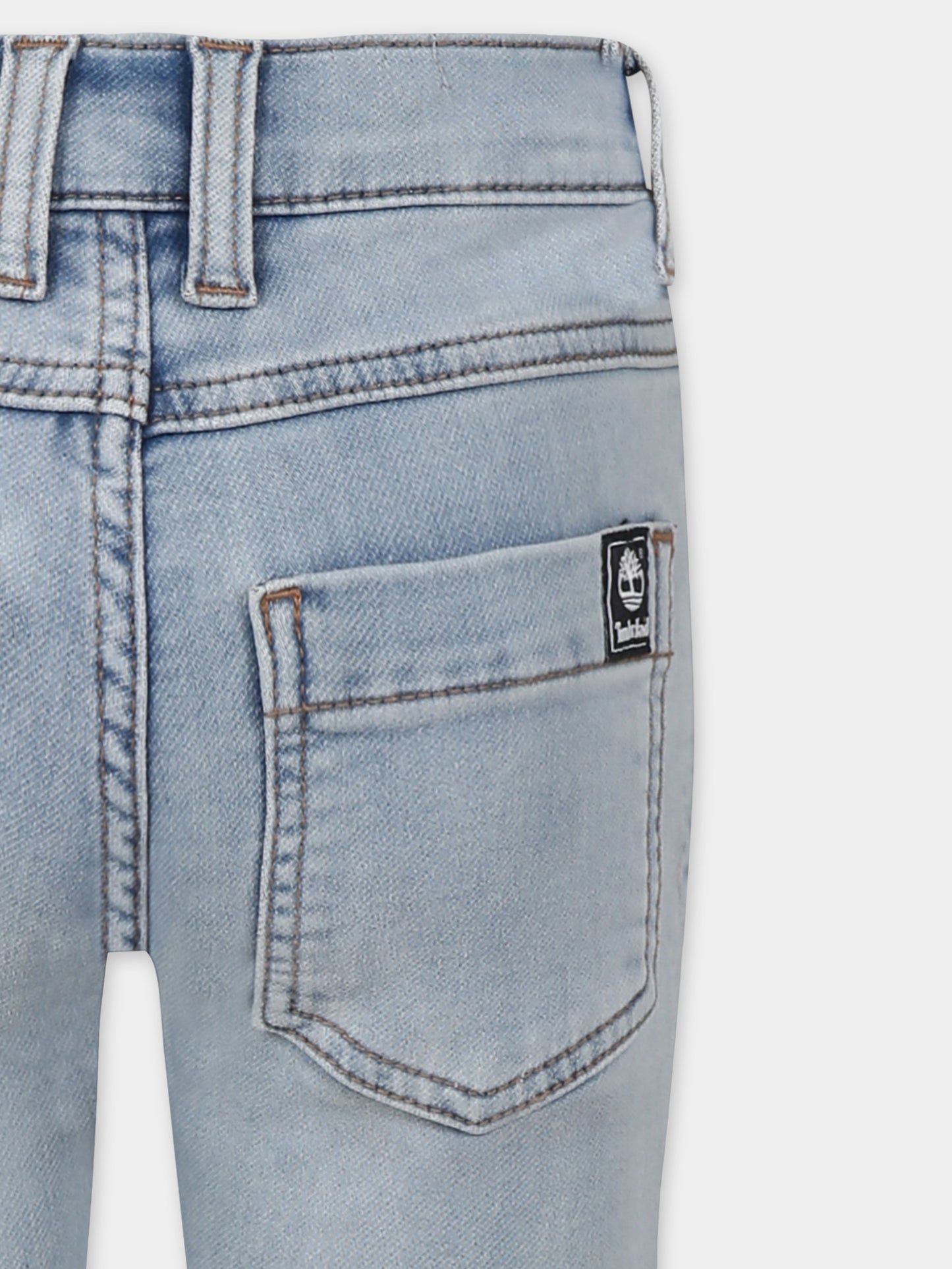 Jeans denim for boy with logo,Timberland,T60055 Z74