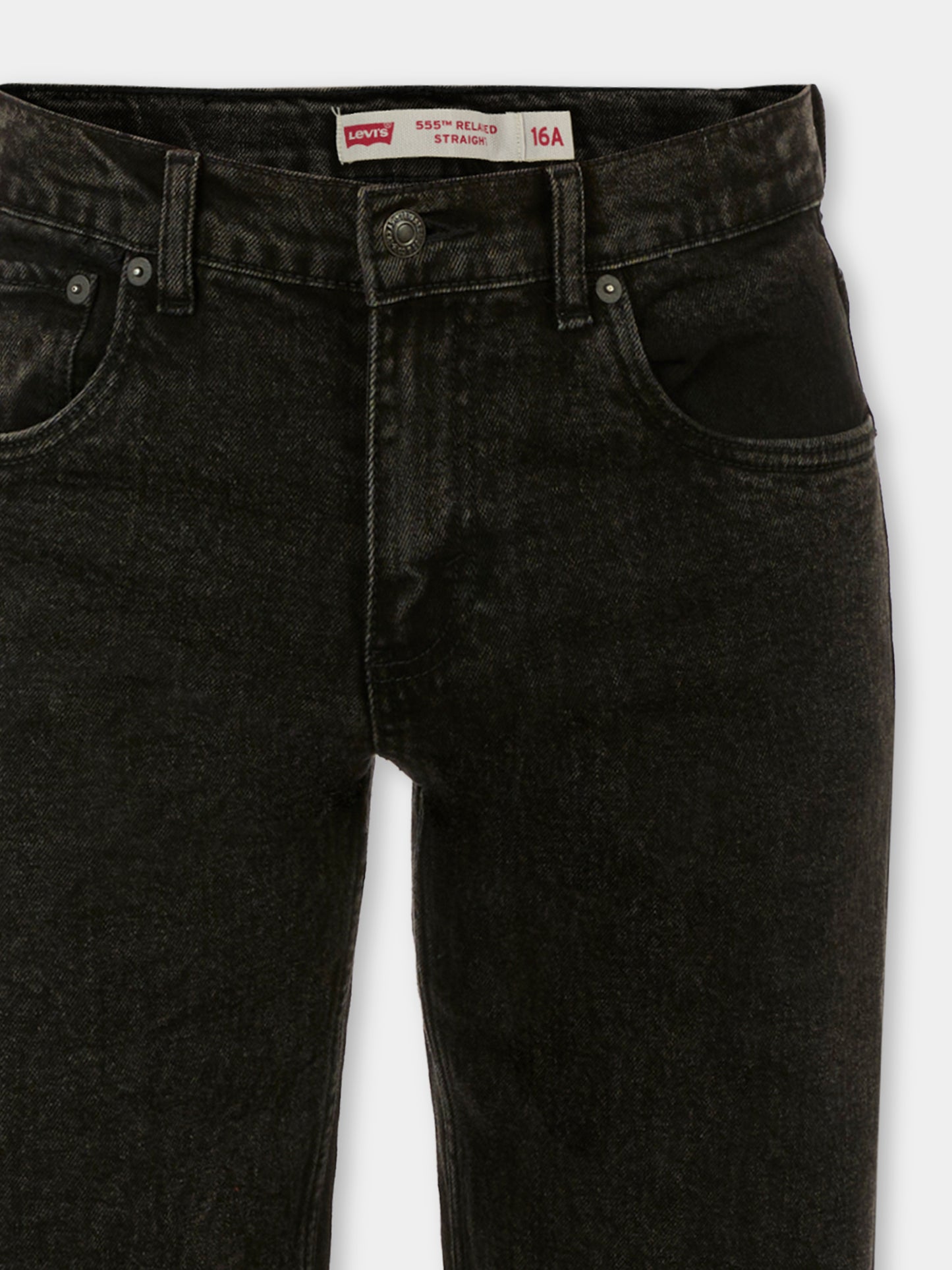 Jeans nero 555 per bambino,Levi's Kids,EN695 DAH