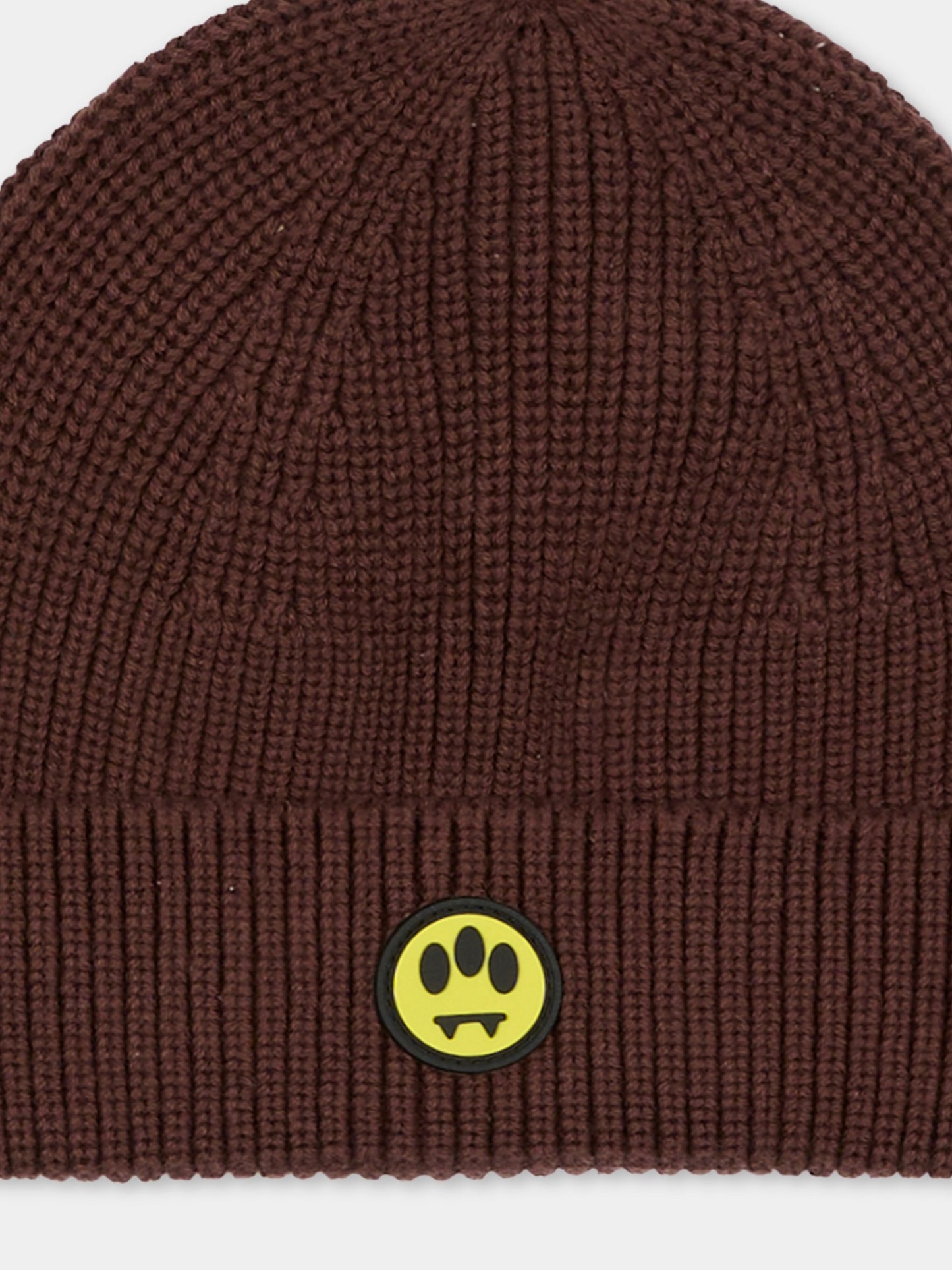 Berretto marrone per bambini con smile,Barrow,F5BKJUHT073 308