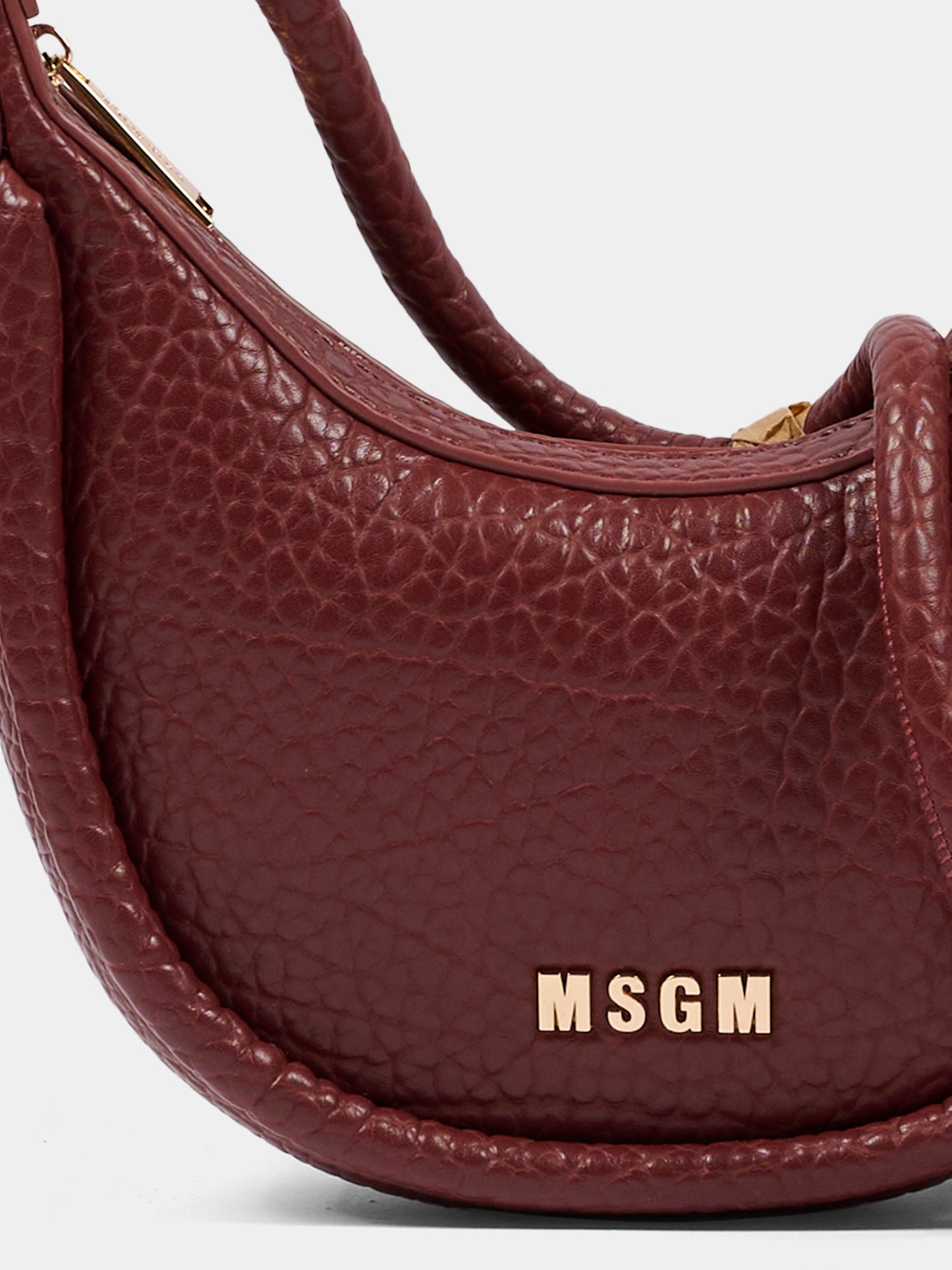 Borsa bordeaux per bambina con logo,Msgm Kids,F5MSJGBA096 MS034