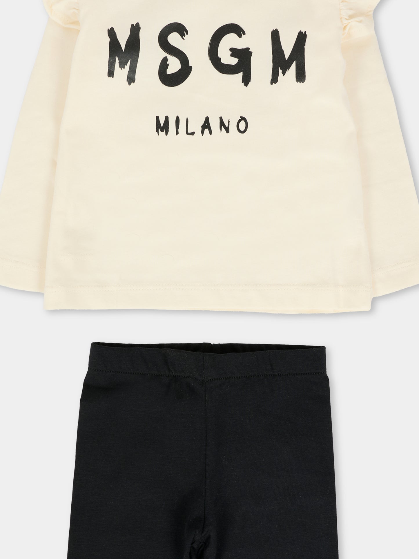 Completo multicolor per neonata con logo,Msgm Kids,F5MSNGTL294 013/05