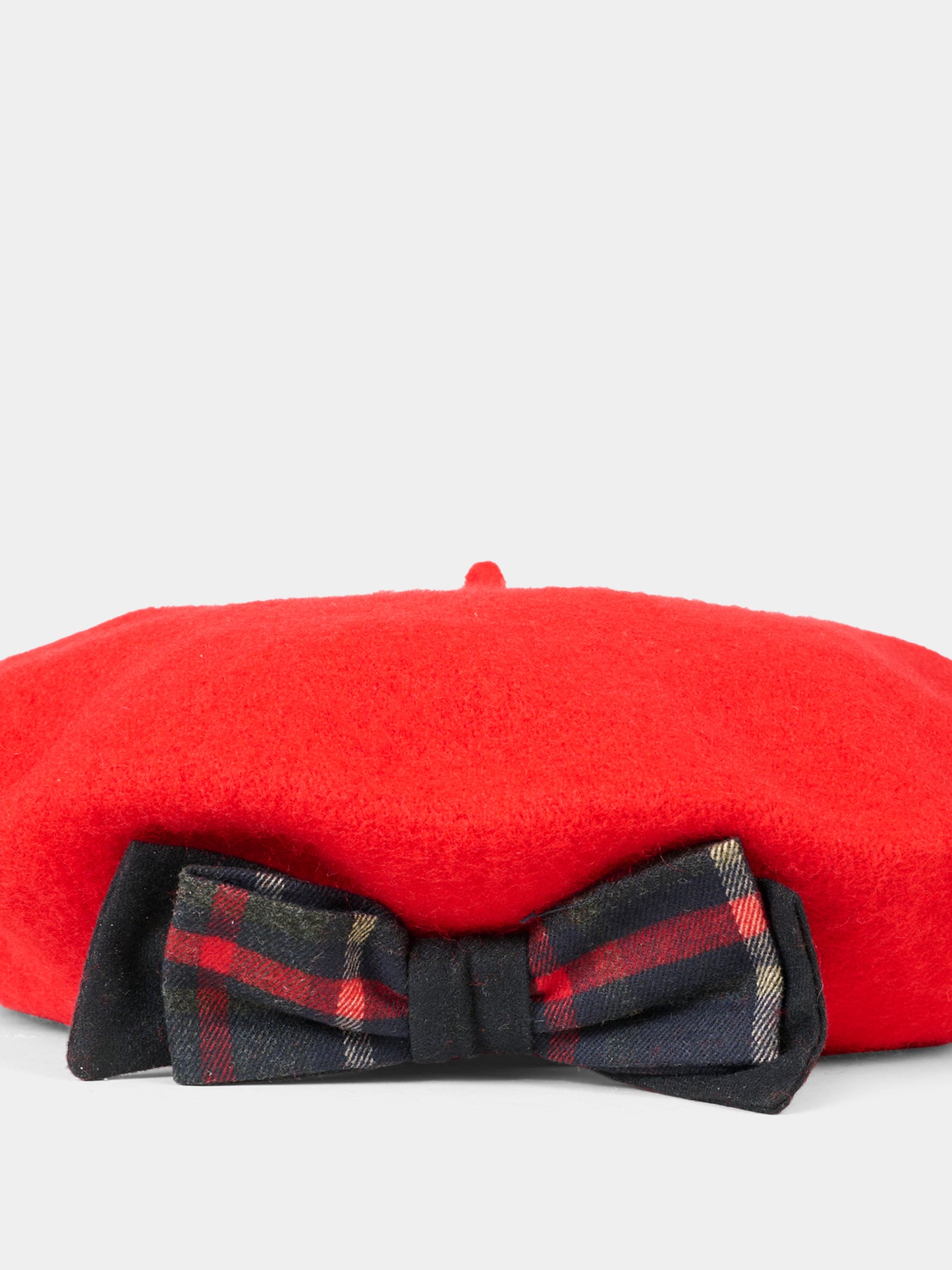 Basco rosso per bambina con fiocco blu,Patachou,PAP BNA4133473 960