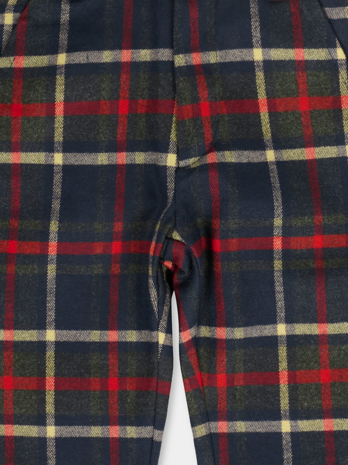 Pantaloni blu per neonato con motivo a quadri,Patachou,PAP CAL4133371 Z0133