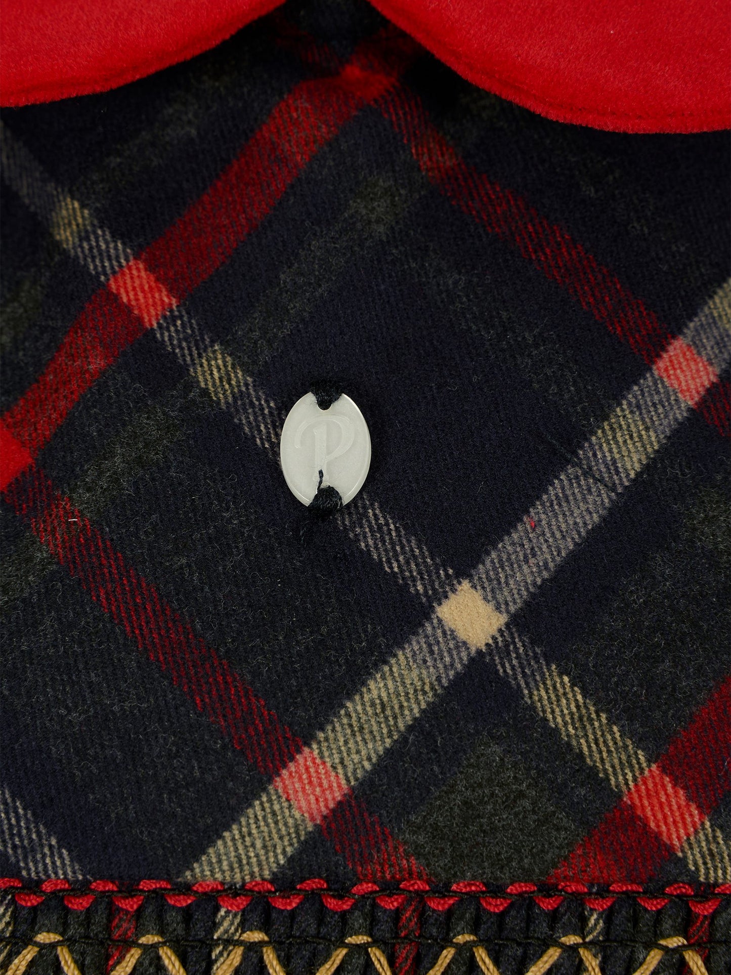 Vestito blu per bambina con patch,Patachou,PAP VET4133260 Z0133