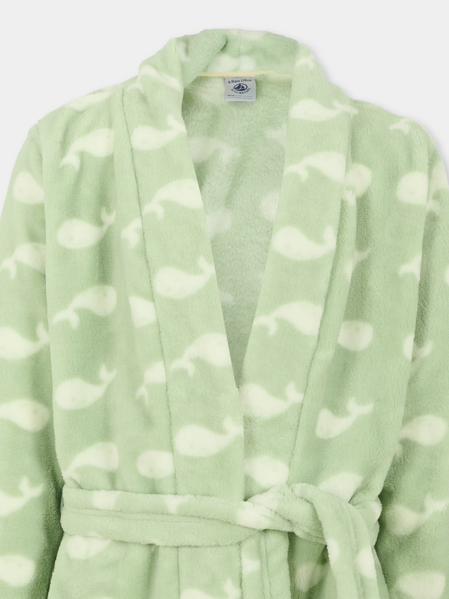 Vestaglia verde per bambini con balena,Petit Bateau,A0DS6 01