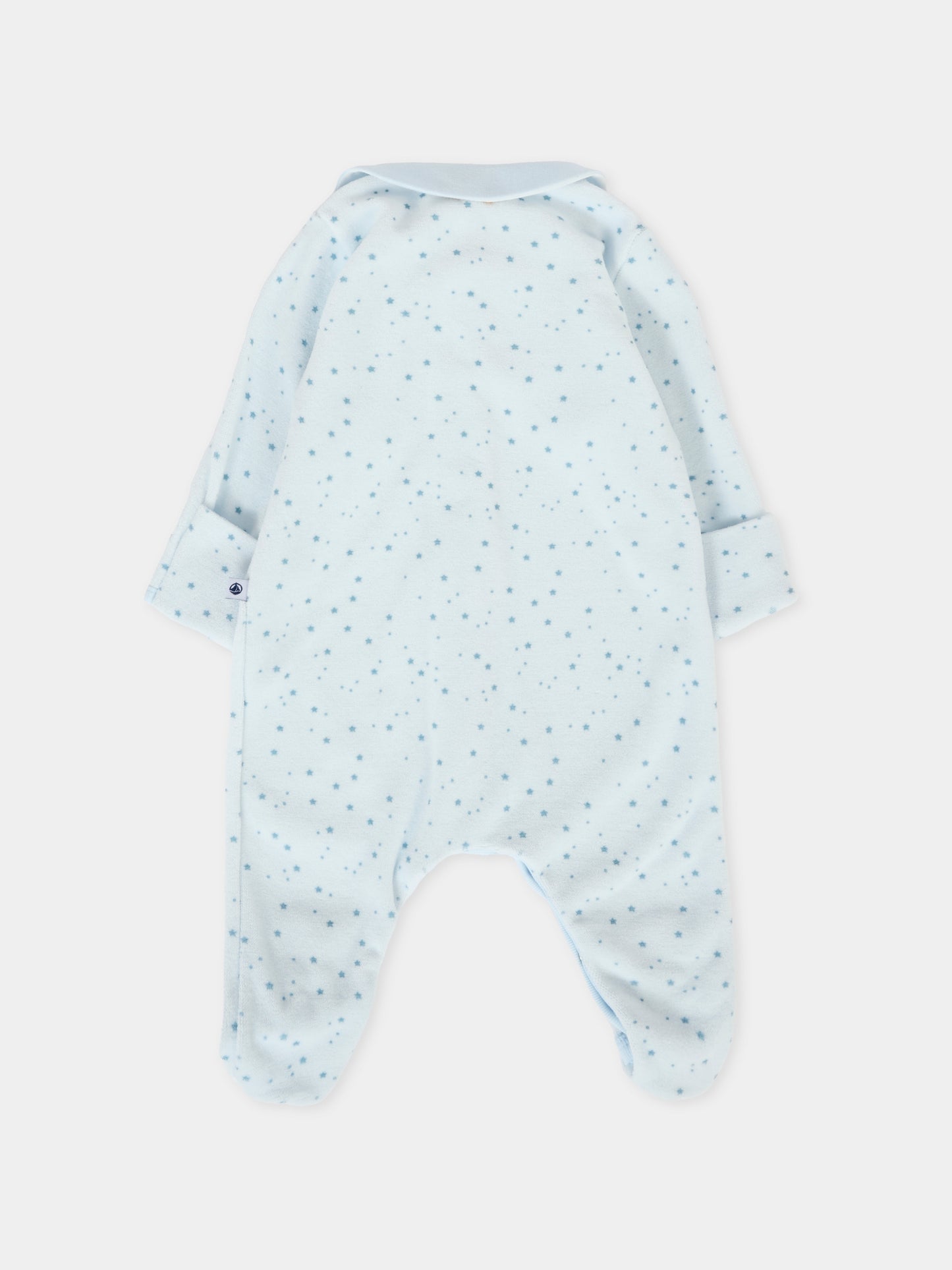 Tutina celeste per neonato con stelle,Petit Bateau,A0DUI 01